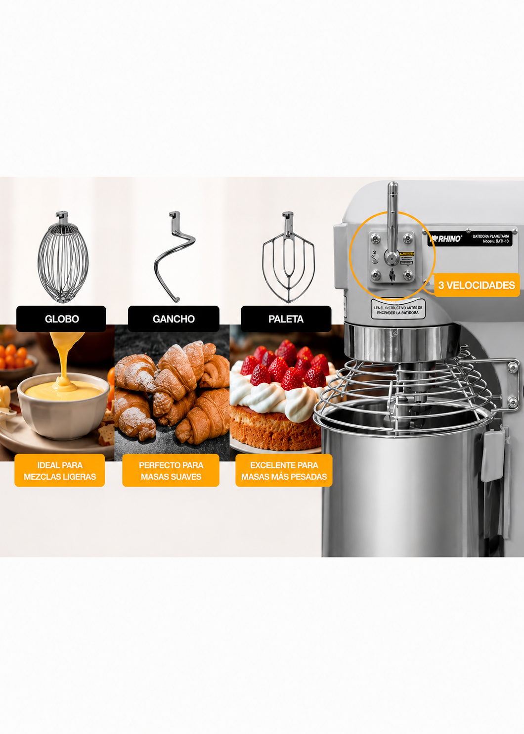 compra batidoras planetarias rhino en maha