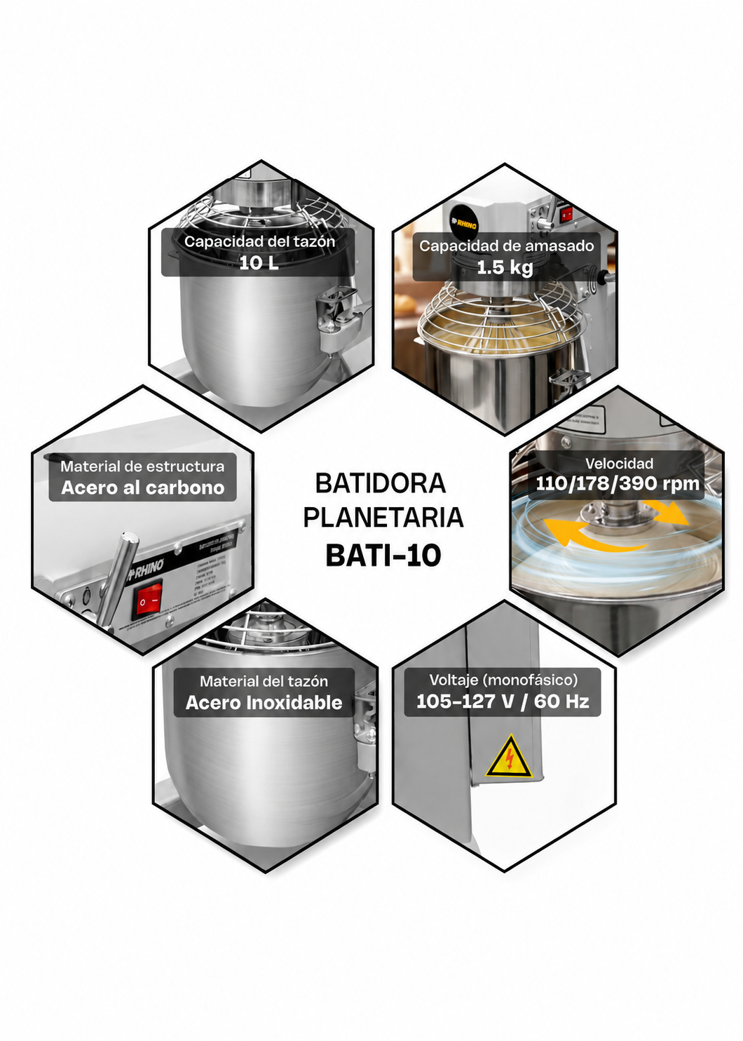 compra batidoras planetarias rhino en maha