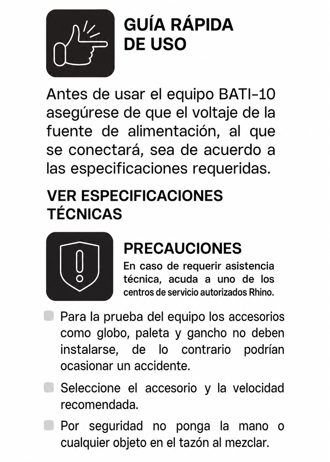 compra batidoras planetarias rhino en maha