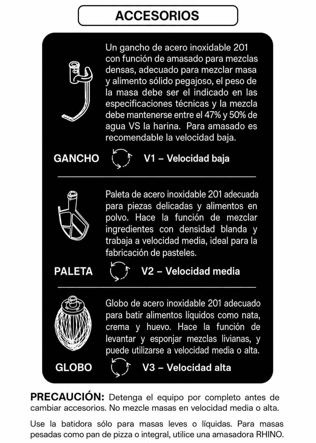 compra batidora planetaria rhino en maha