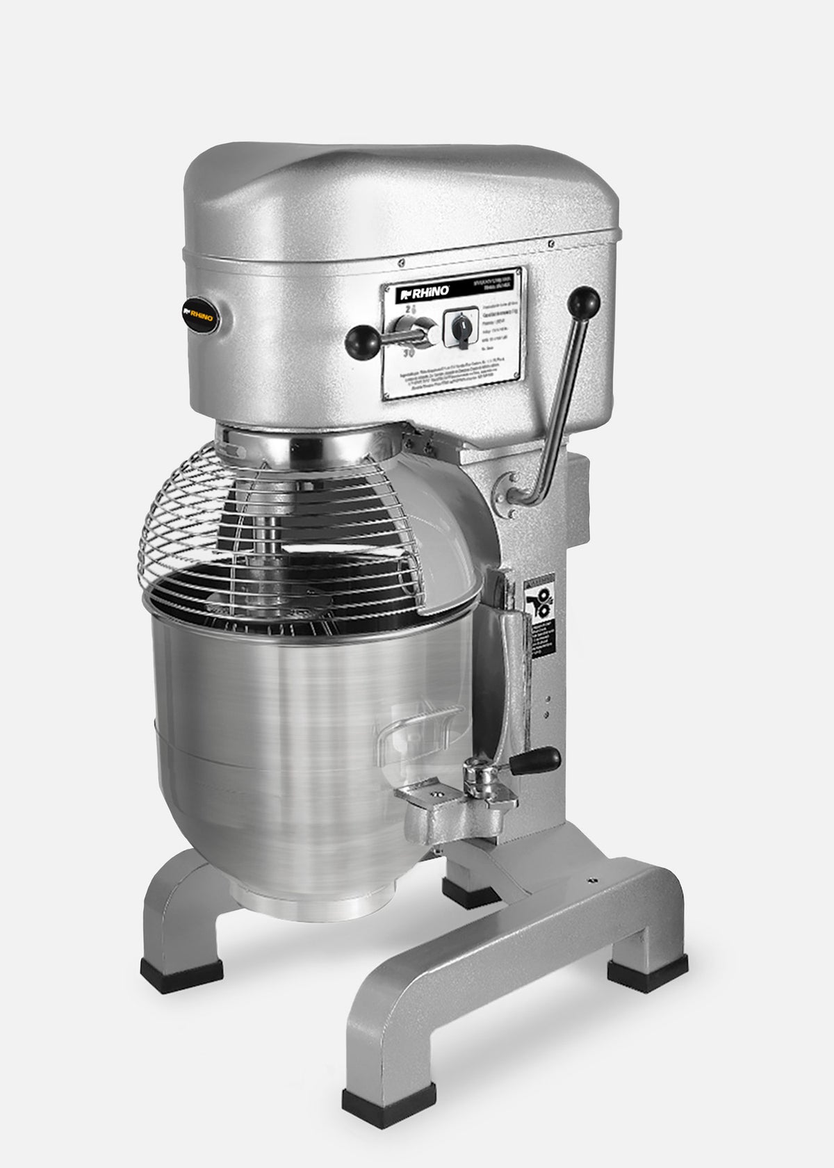 Batidora planetaria de acero inoxidable plata 40 L, amasado 9 kg