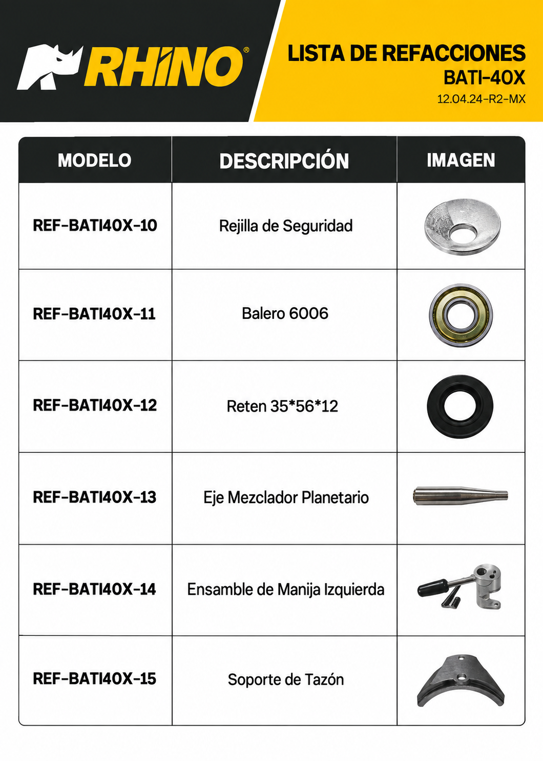 Batidora planetaria de acero inoxidable plata 40 L, amasado 9 kg