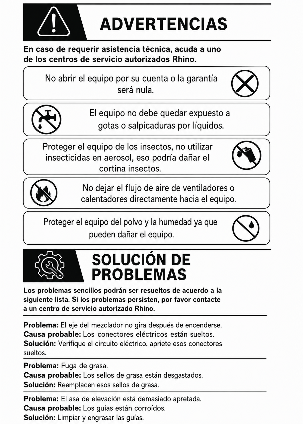 compra batidora industrial rhino en maha