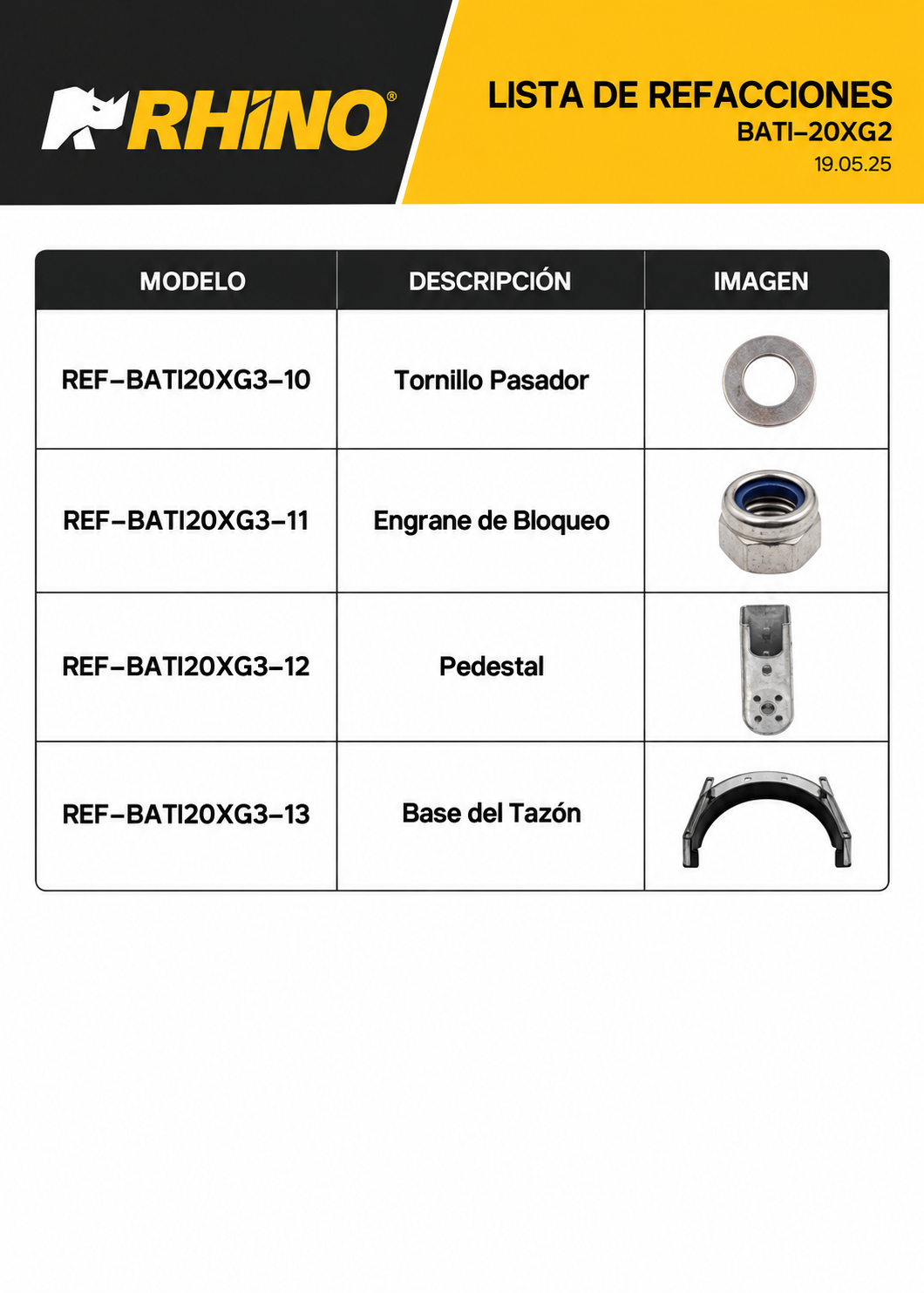 Detalle de la batidora planetaria profesional de 20 L en acero inoxidable 201, imagen 7