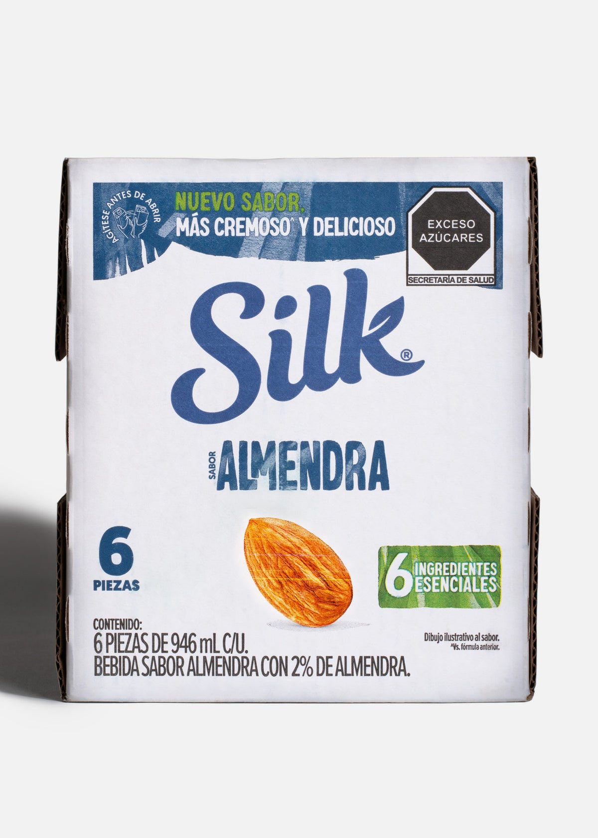 Envase Tetra Pak de bebida vegetal Silk almendra