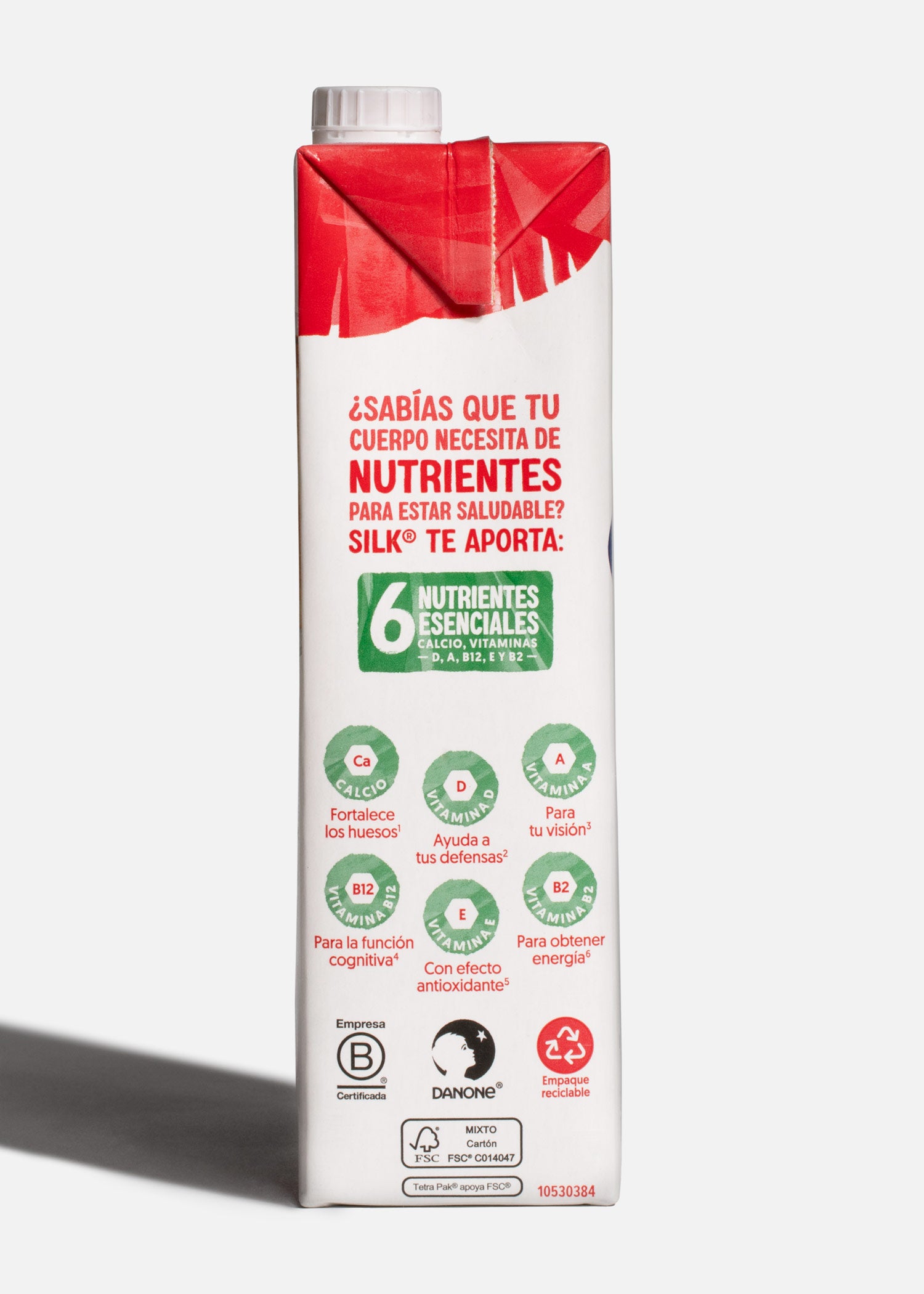 Bebida de soya con proteína vegetal y calcio