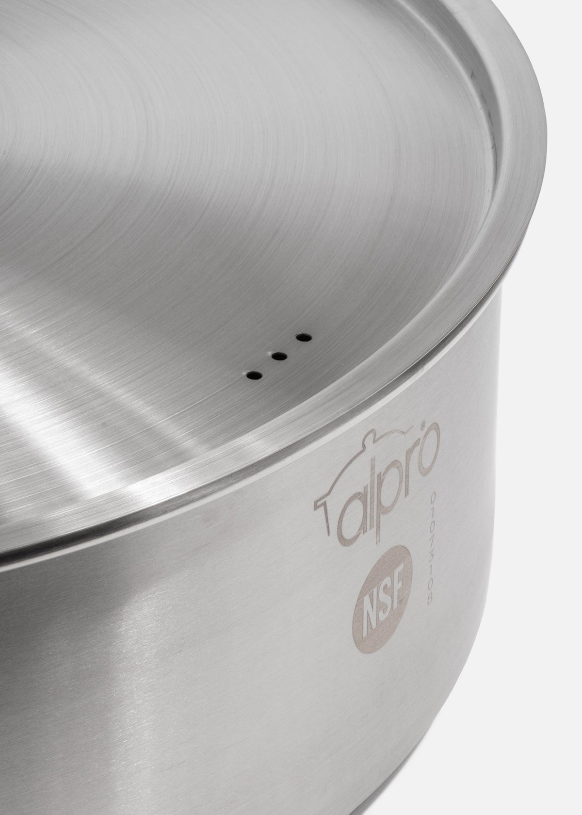 Budinera de acero inoxidable quirúrgico 304 plata NSF 57 L — imagen de producto