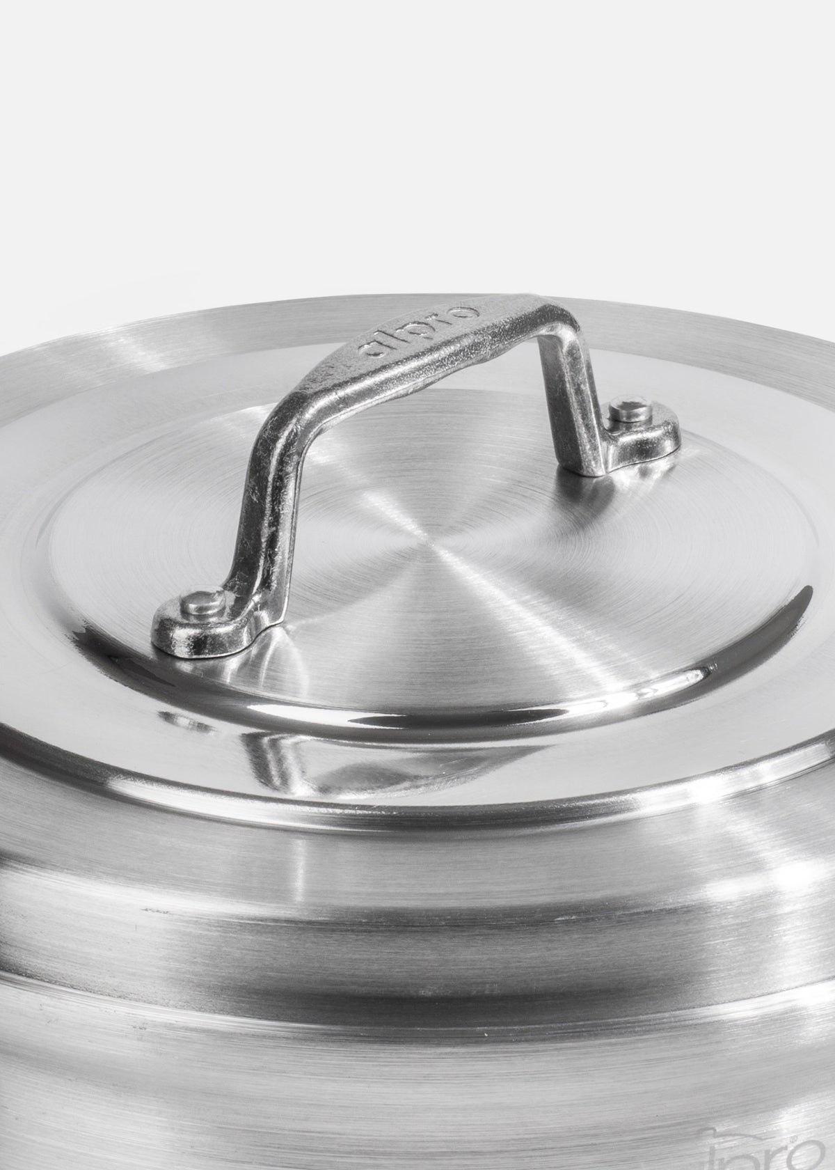 Budinera de aluminio grado alimenticio plata triple fuerte con tapa NSF 5 L — imagen de producto