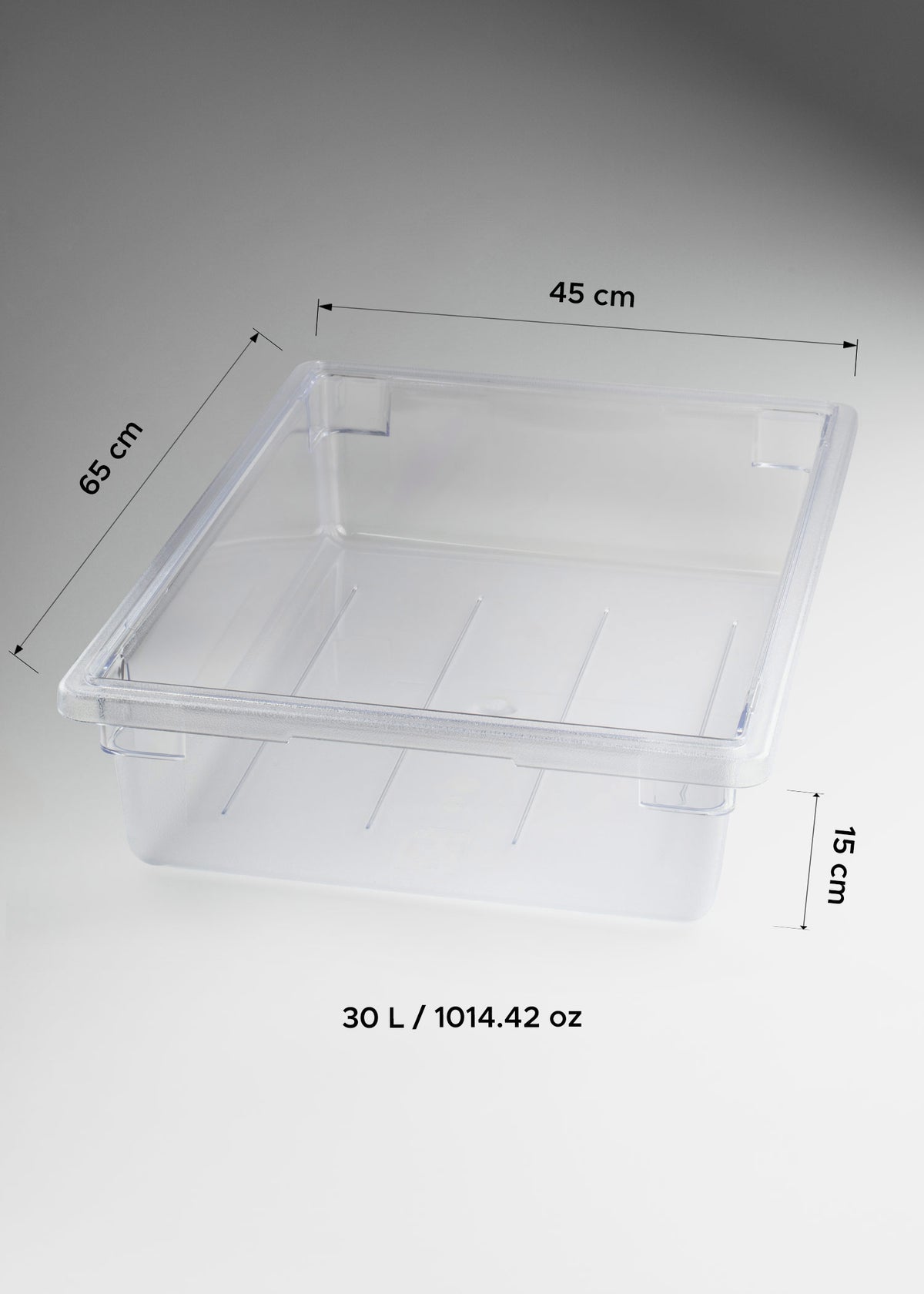 Caja de policarbonato transparente Poly Box 30 L