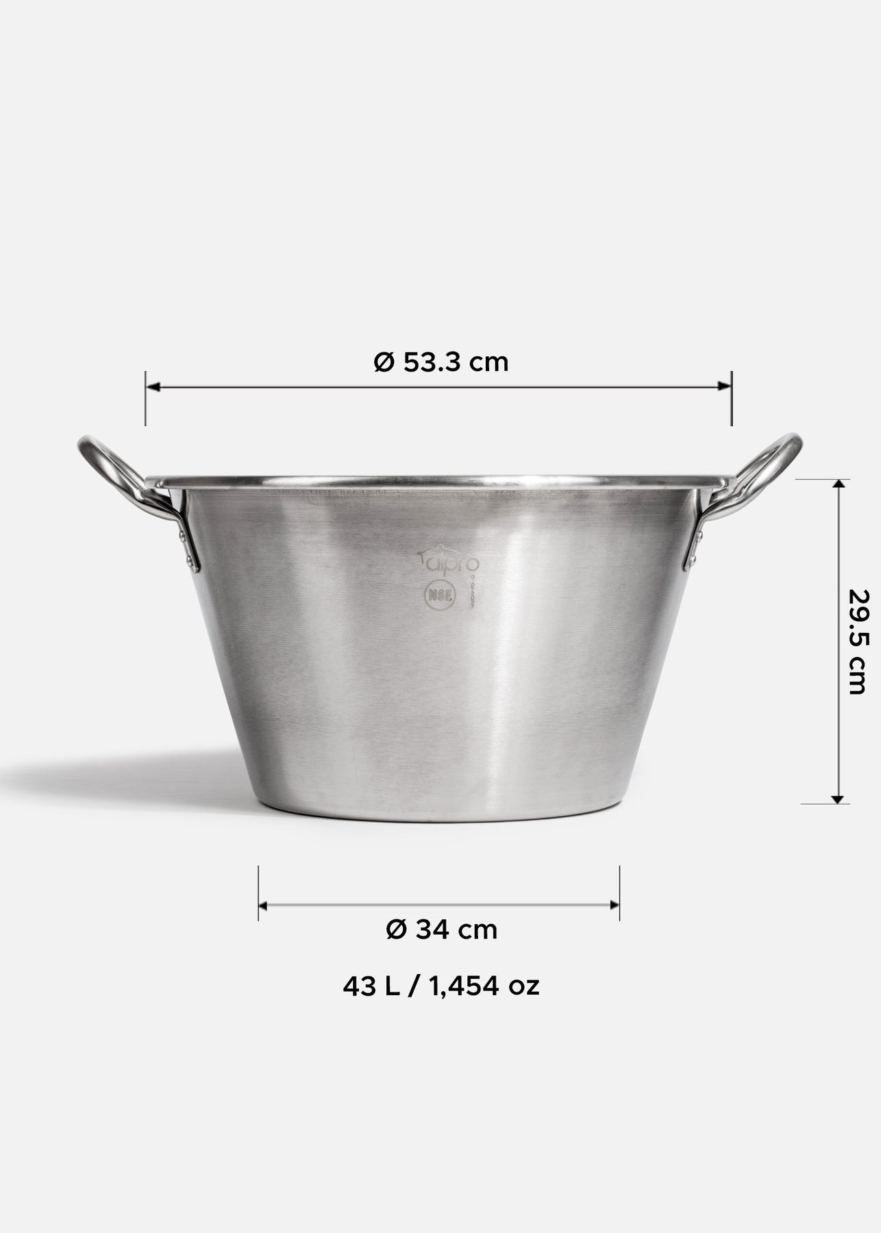 precio cazo de acero inoxidable maha