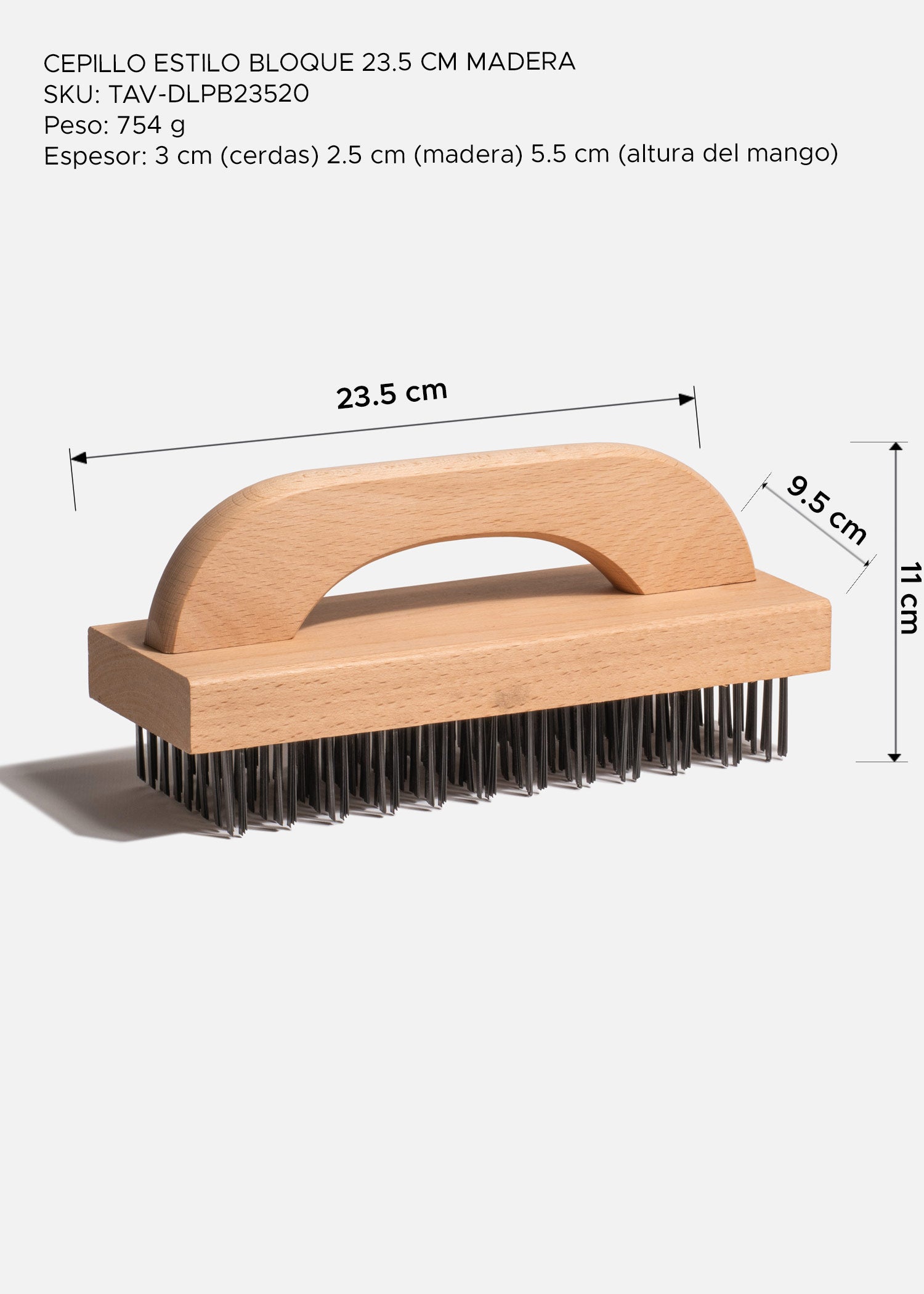 precio cepillo de acero maha