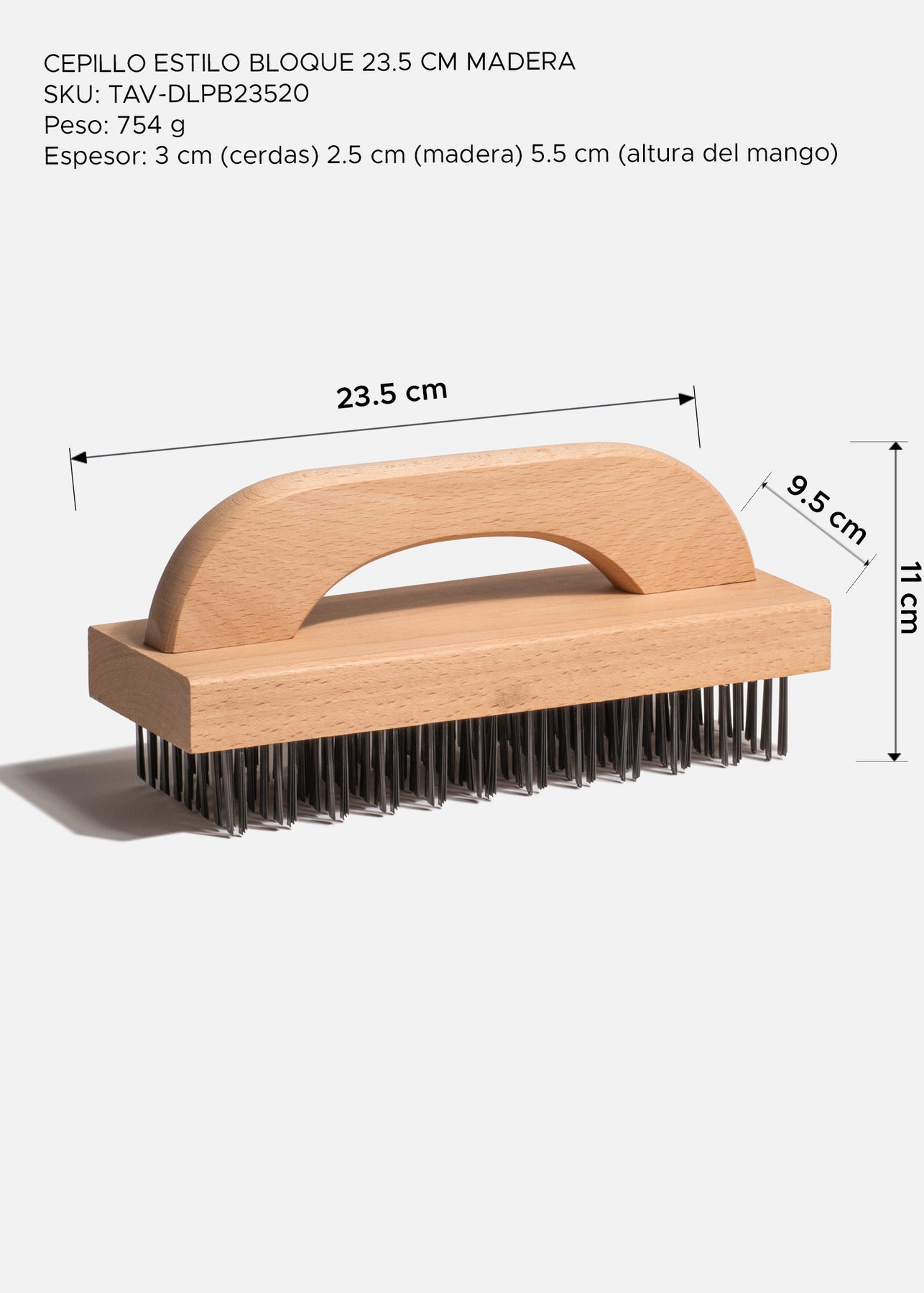 precio cepillo de acero maha