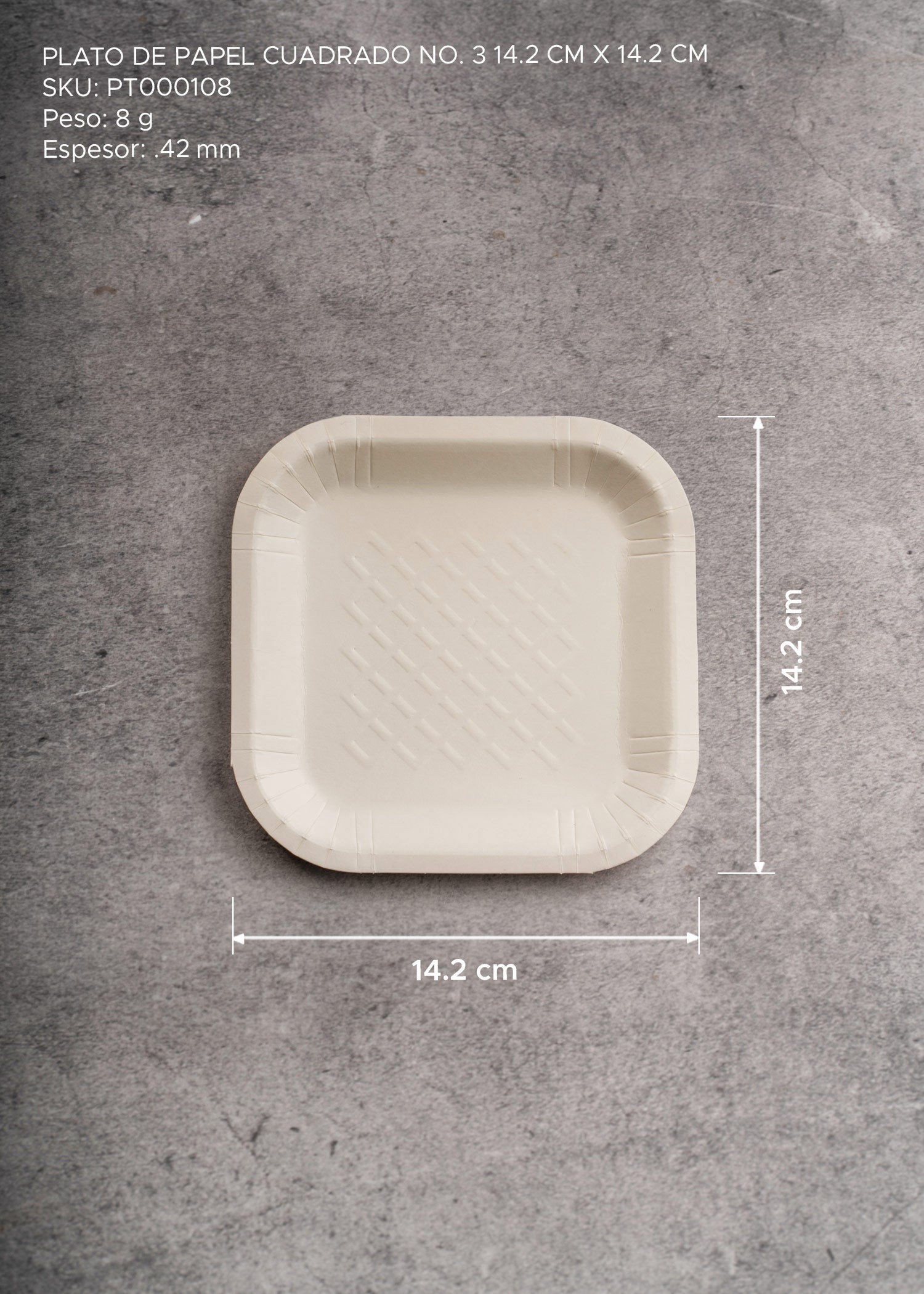 precio platos desechables maha