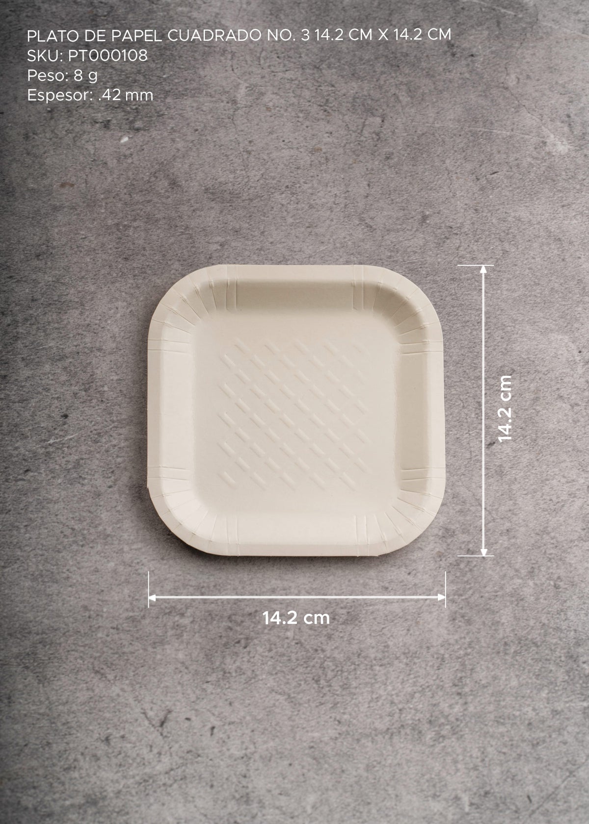 precio platos desechables maha