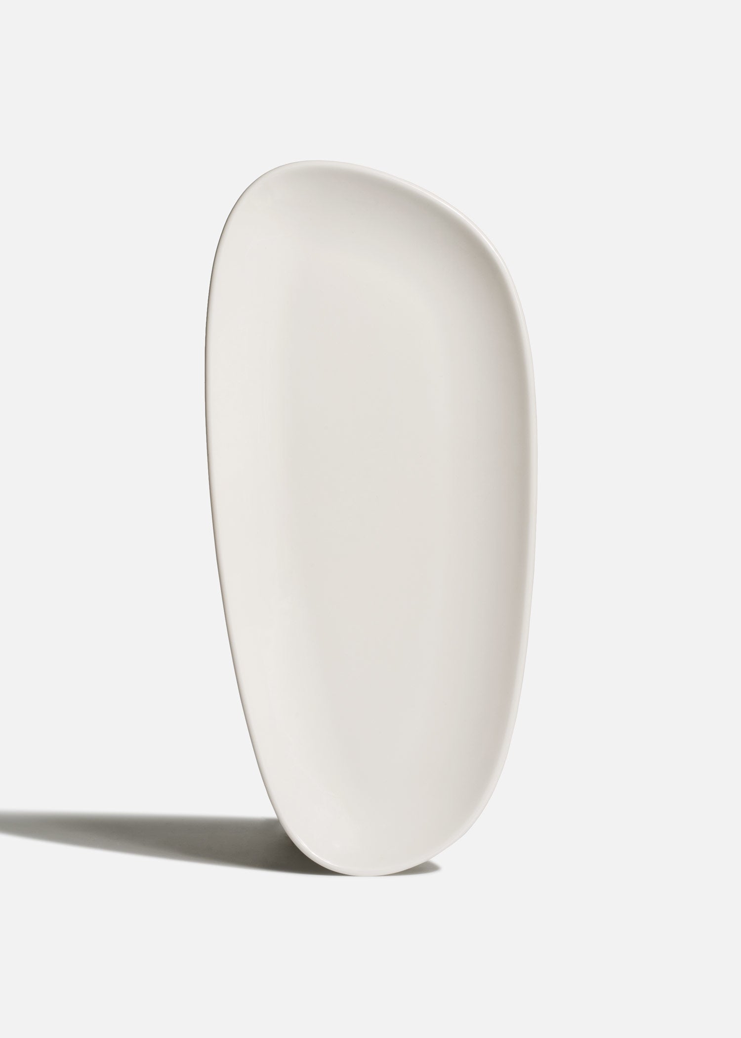 Loza para restaurantes MAHA charola de porcelana blanca Vago 36 cm