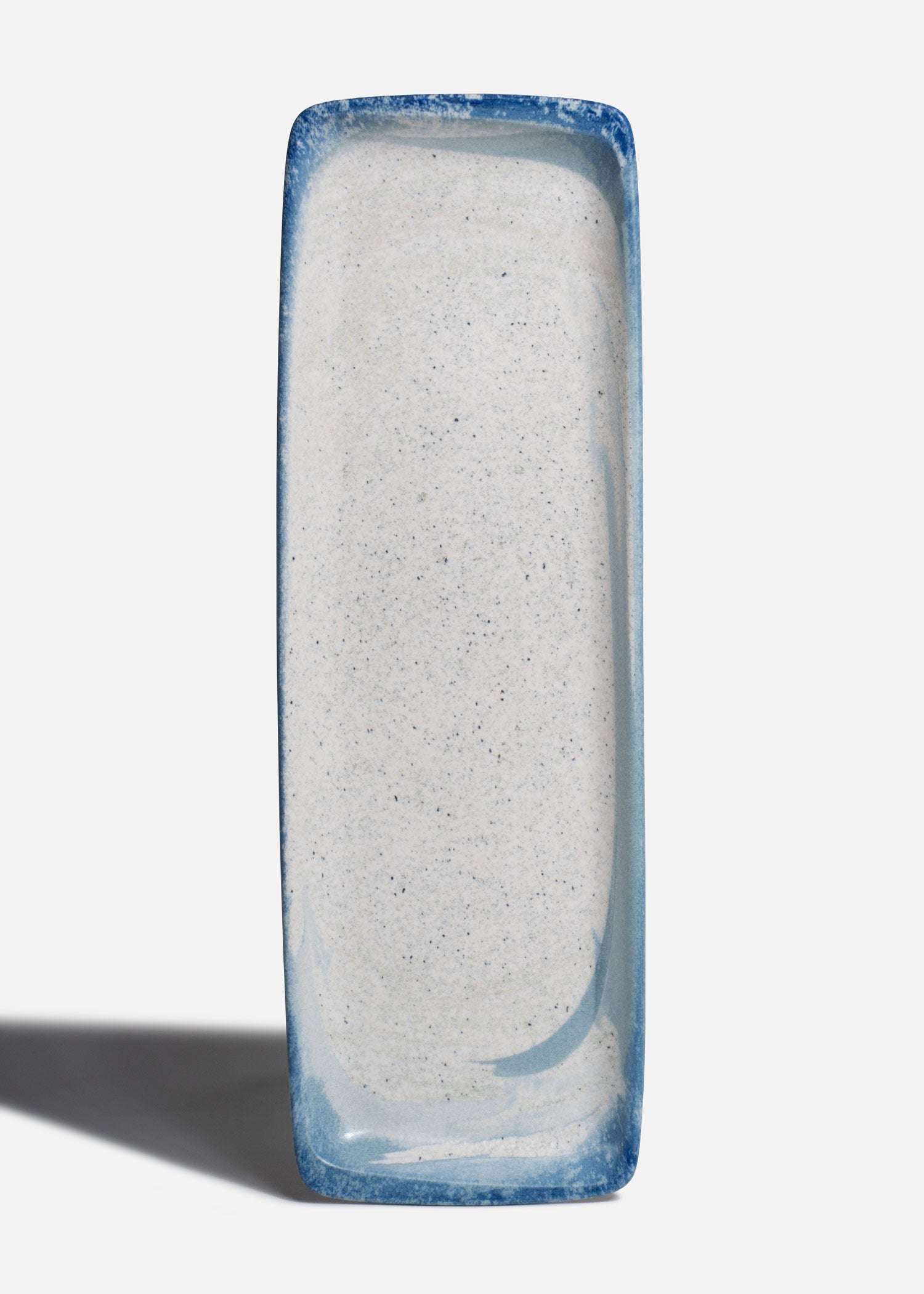 Charola rectangular de porcelana Harena Moove 48 × 16 cm