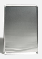 Charola de aluminio grado alimenticio para pan plata 40x60 cm