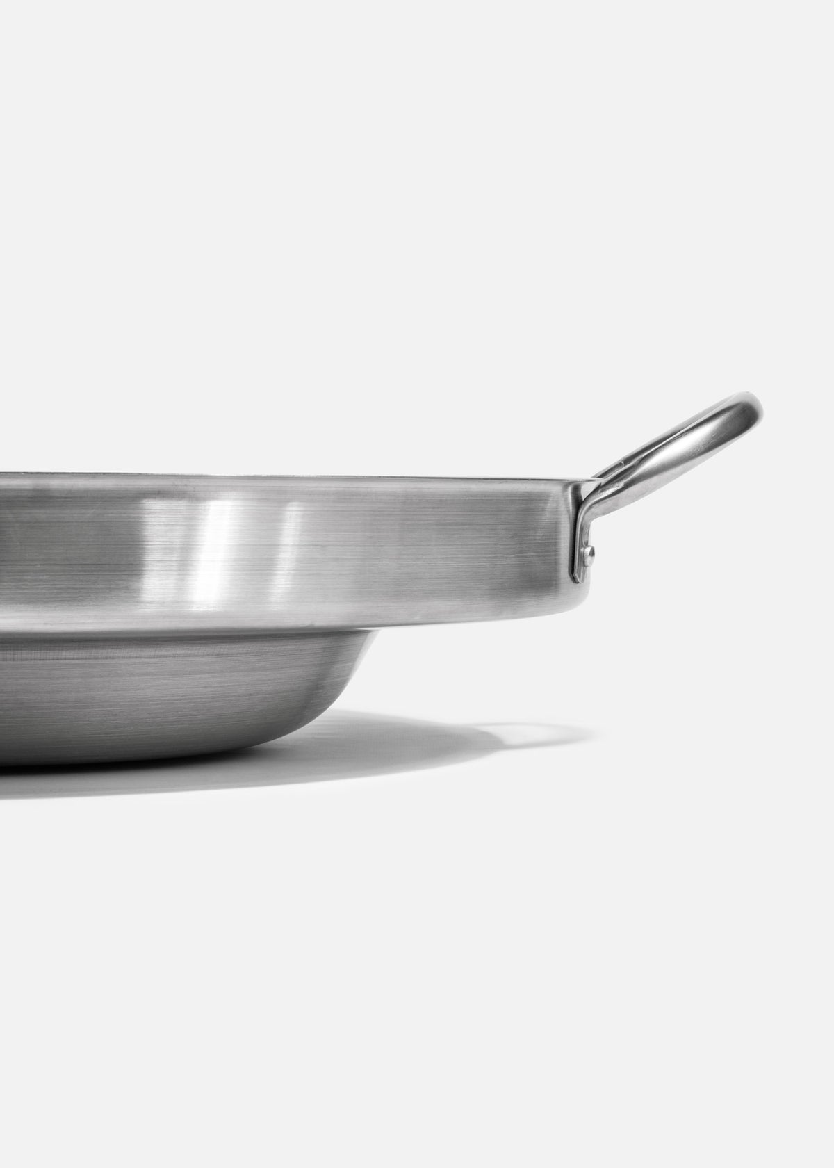 Comal choricero de acero inoxidable 201 antiadherente plata 19 L — imagen de producto