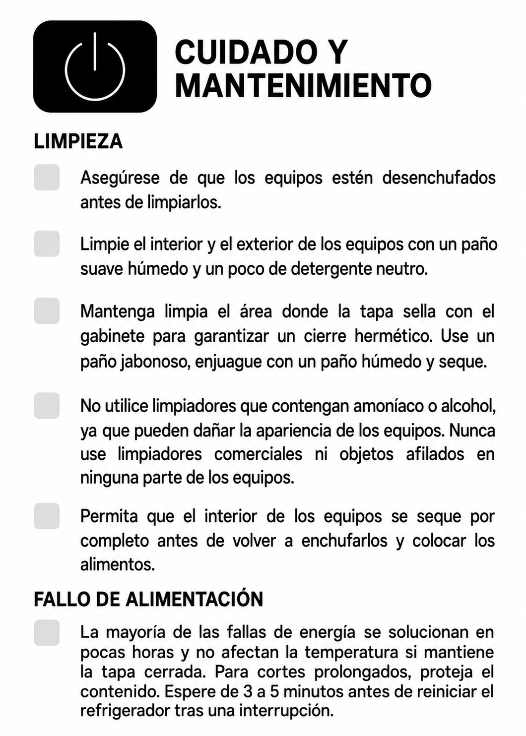 compra congelador industrial rhino en maha