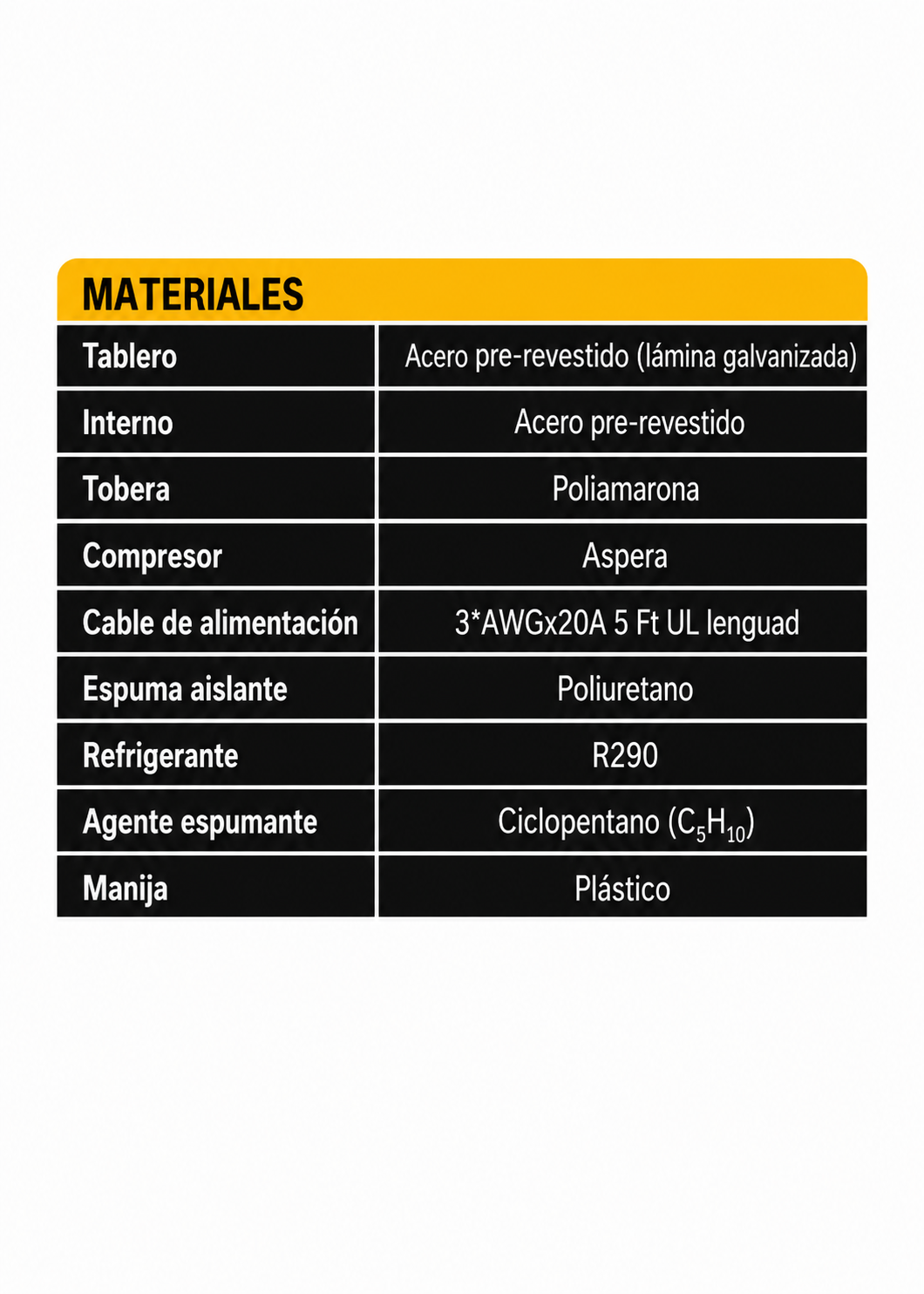 compra congelador industrial rhino en maha