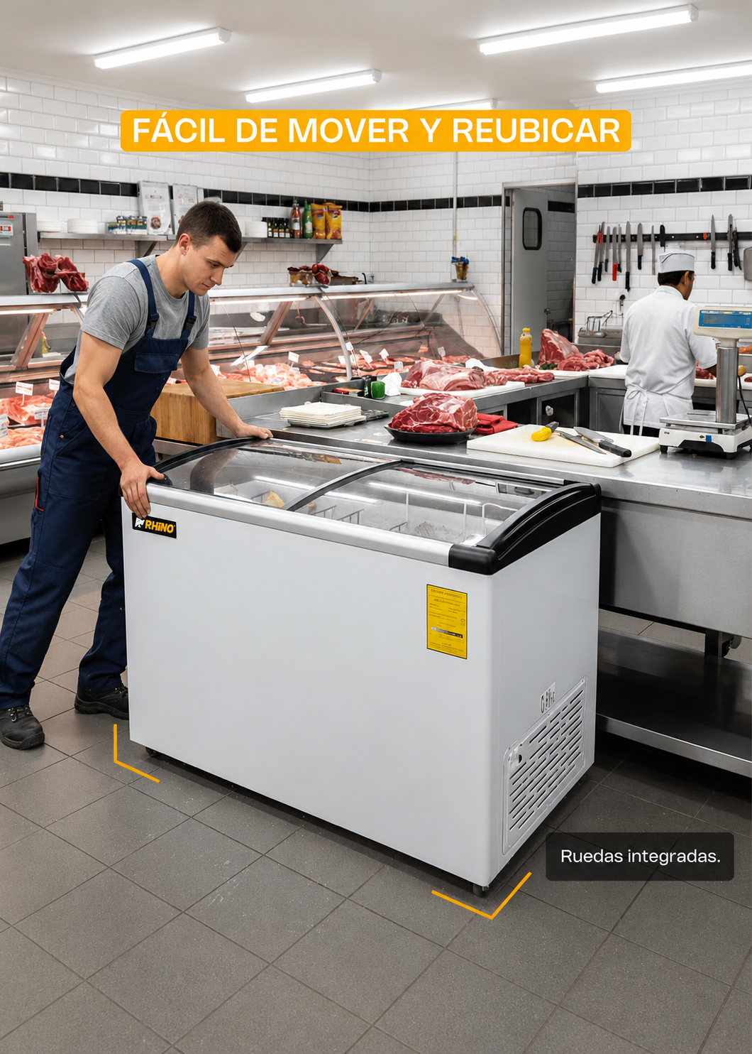compra congelador industrial rhino en maha