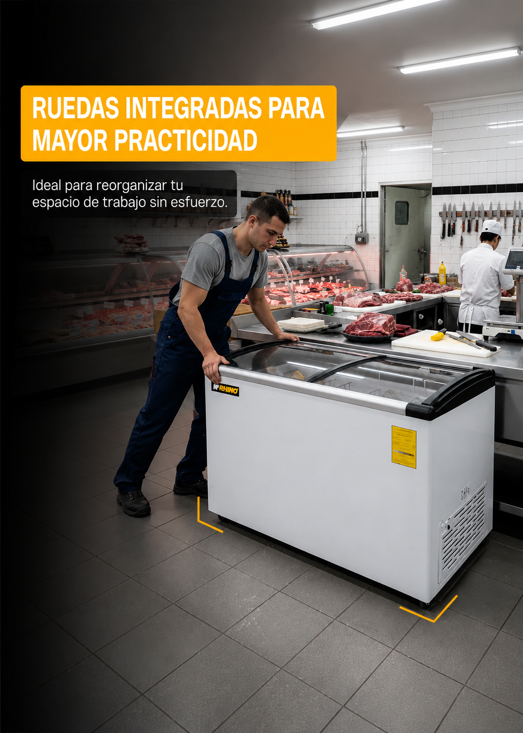 compra congelador industrial rhino en maha