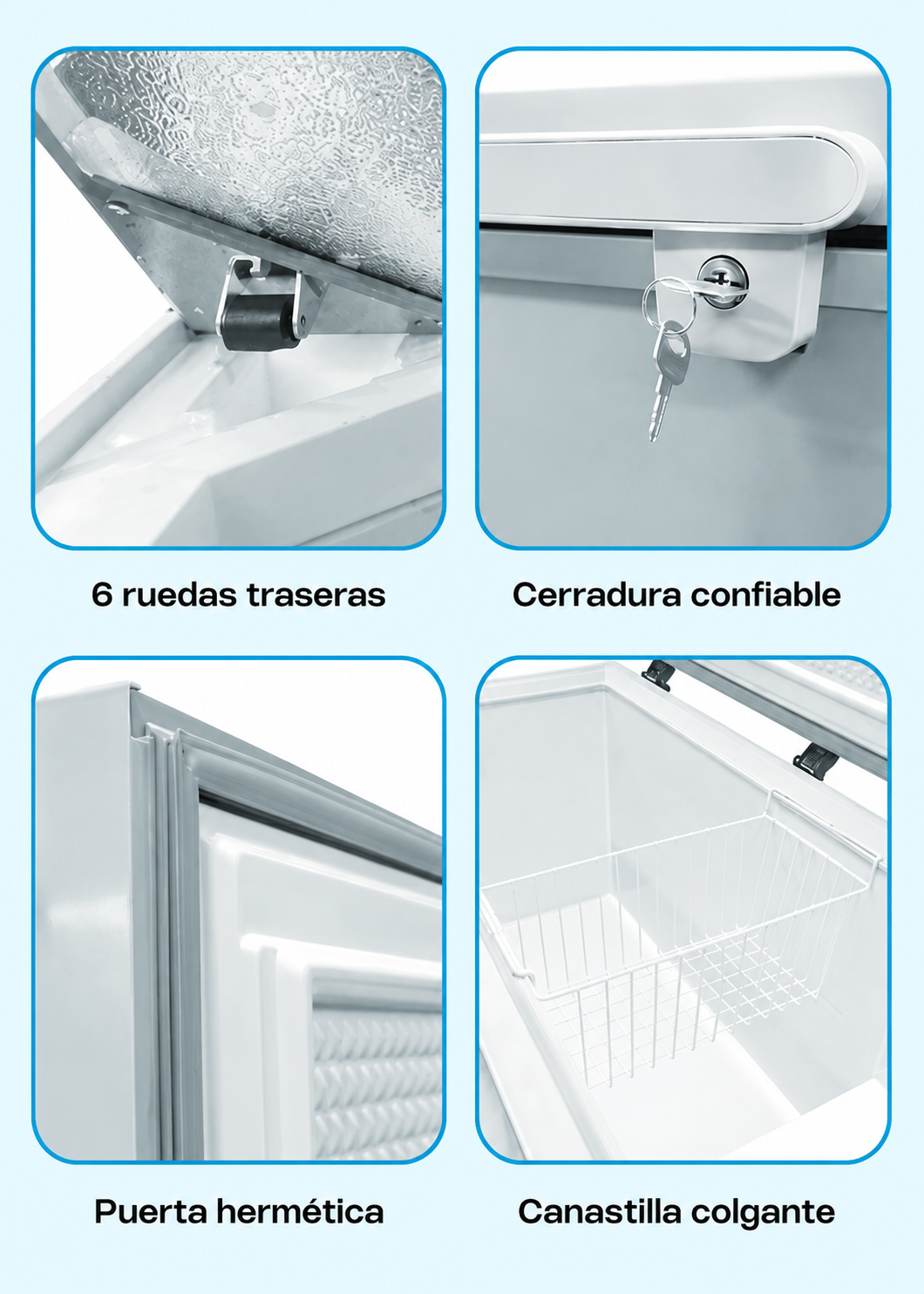 compra congelador industrial rhino en maha