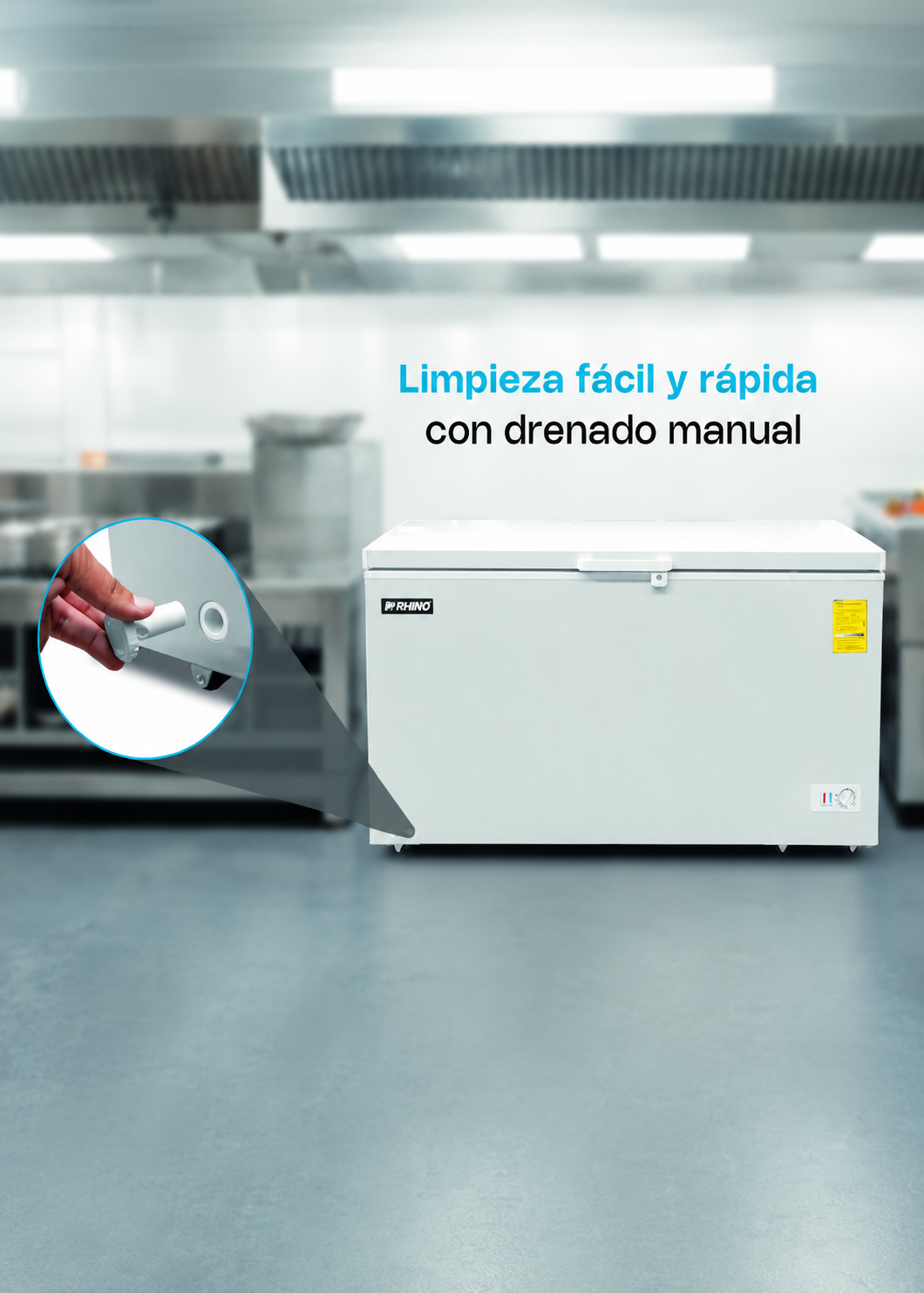compra congelador industrial rhino en maha
