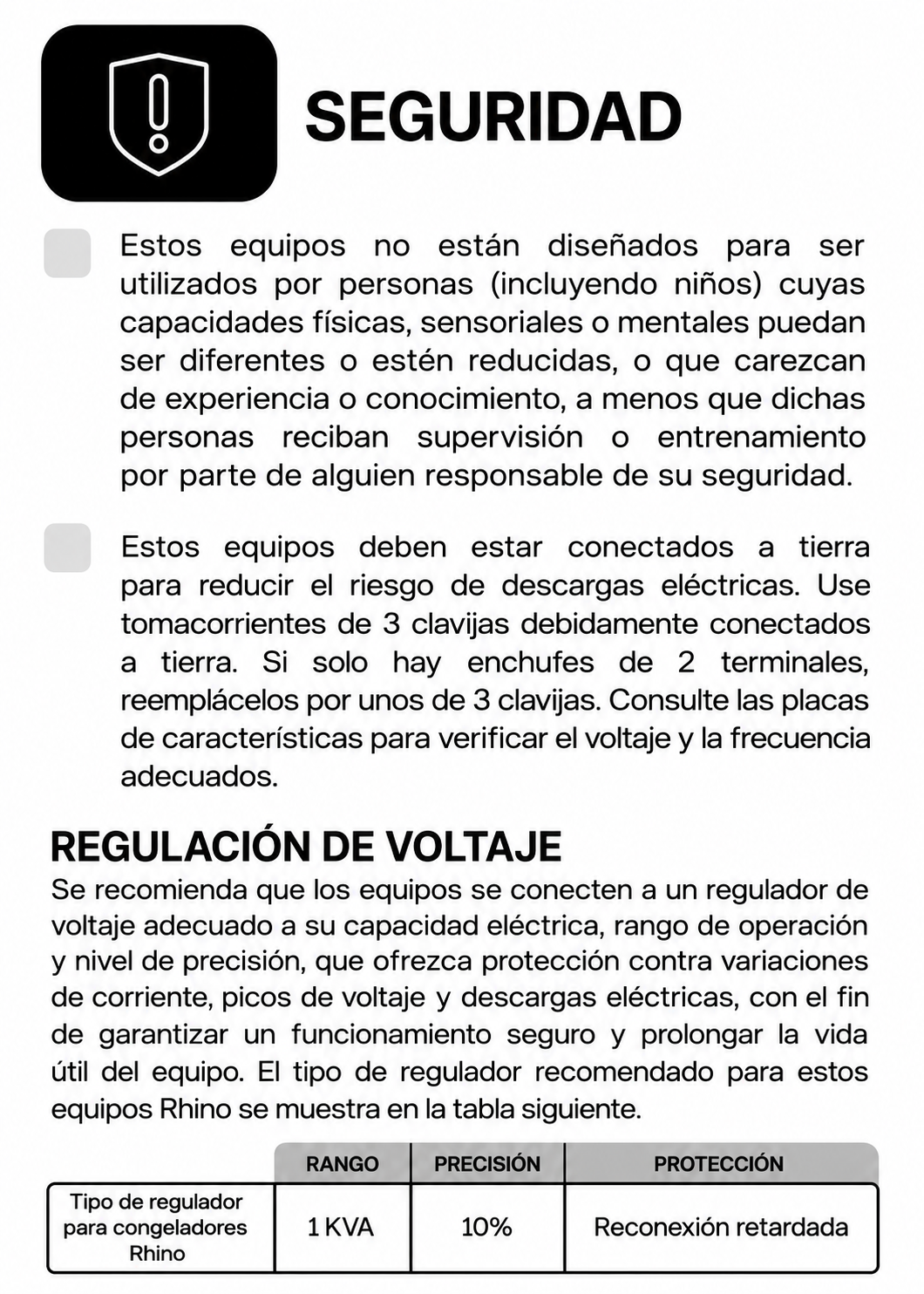 compra congelador industrial rhino en maha