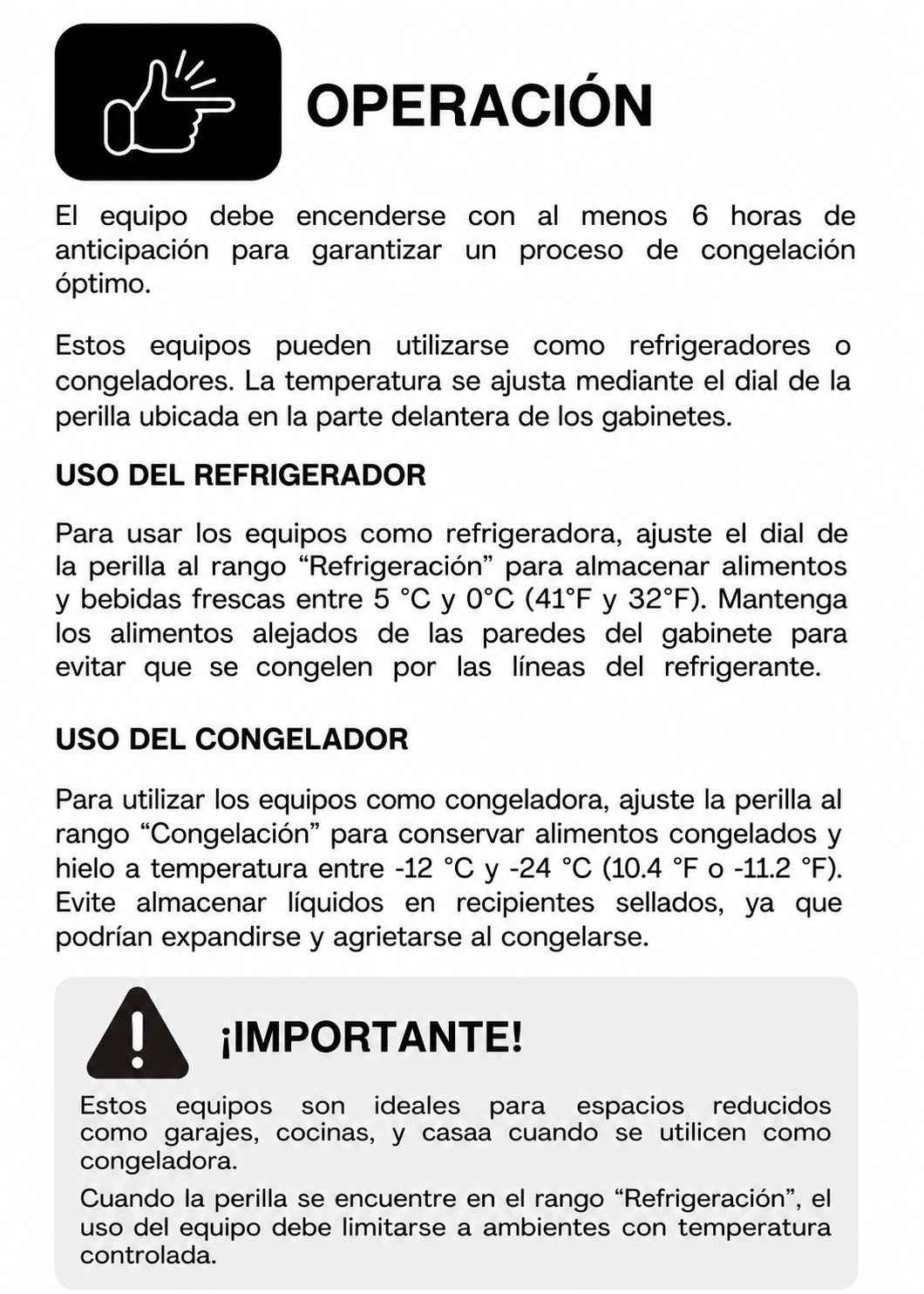 compra congelador industrial rhino en maha