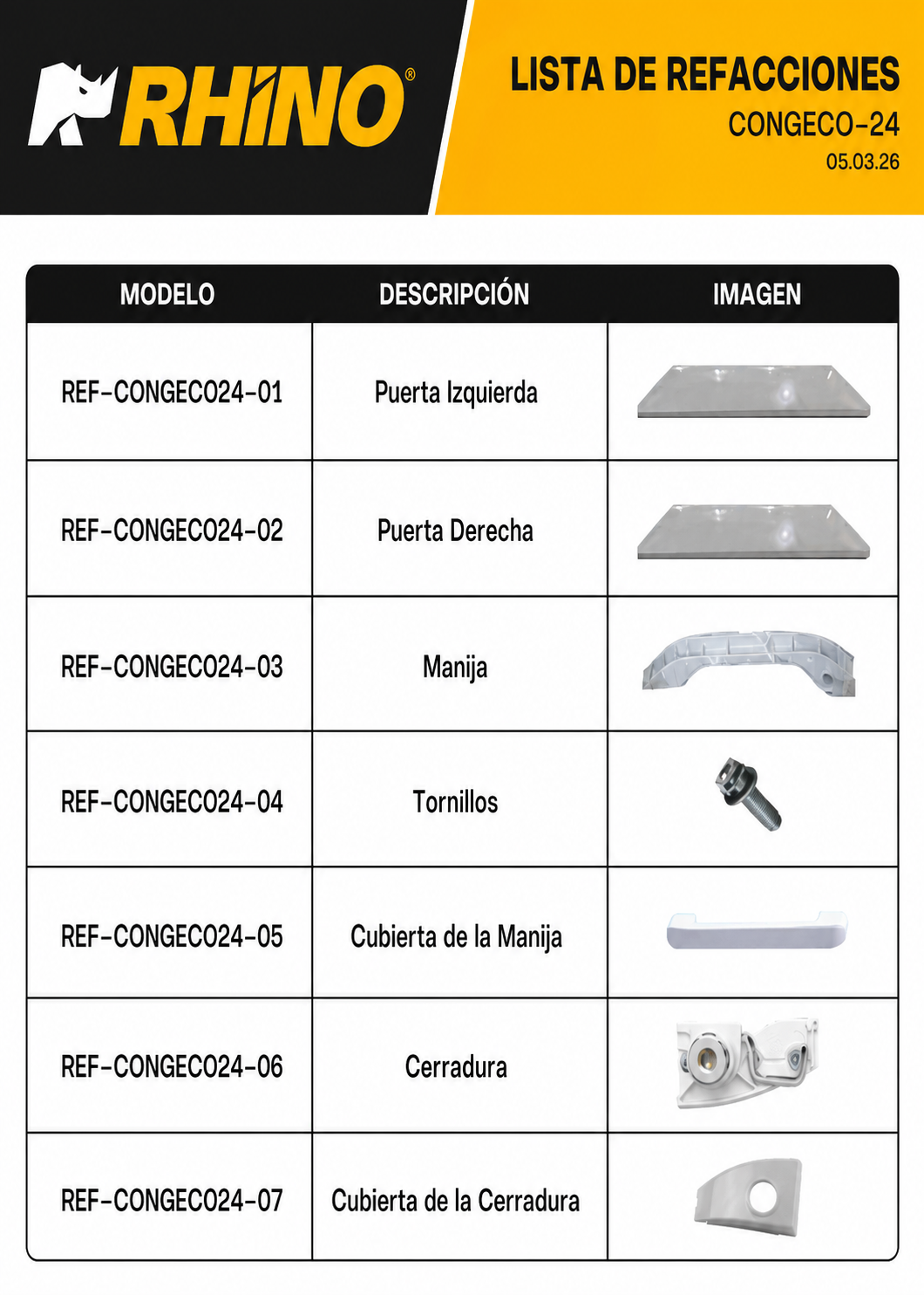 compra congelador industrial rhino en maha 