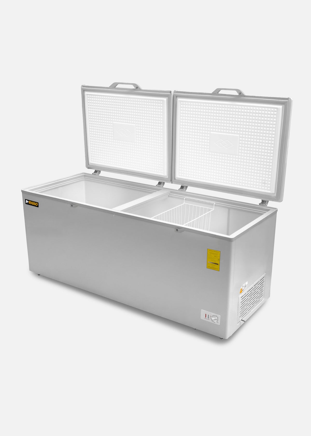 Congelador / refrigerador horizontal función dual 5° a -24° C 24 pies / 662 L. Largo 194.5 cm, ancho 80.1 cm, alto 82.5 cm. Rhino CONGECO-24 — imagen de producto