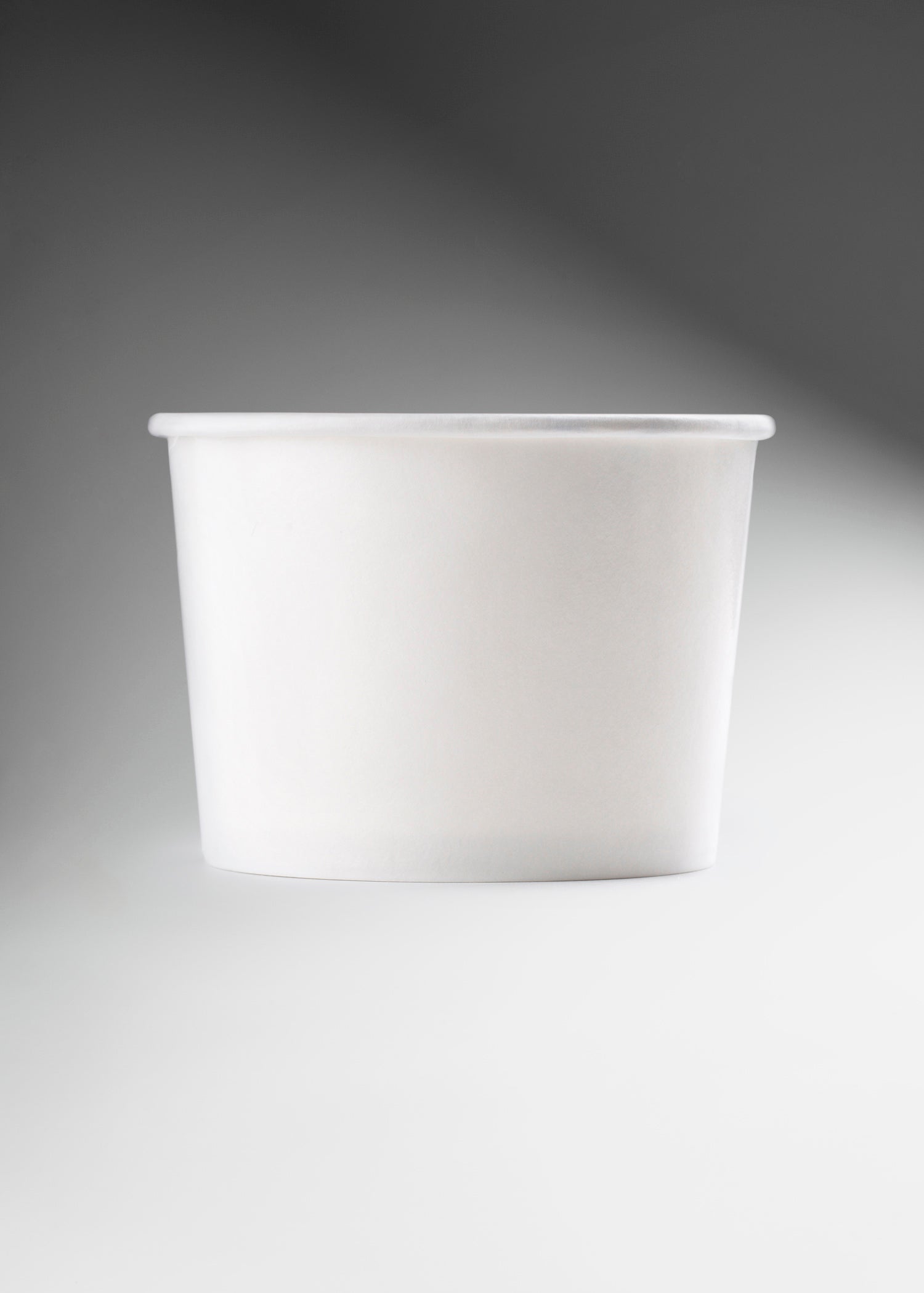 Contenedores para comida de papel blanco personalizable Carte Blanc 16, 10, 8 y 6 oz. Premium