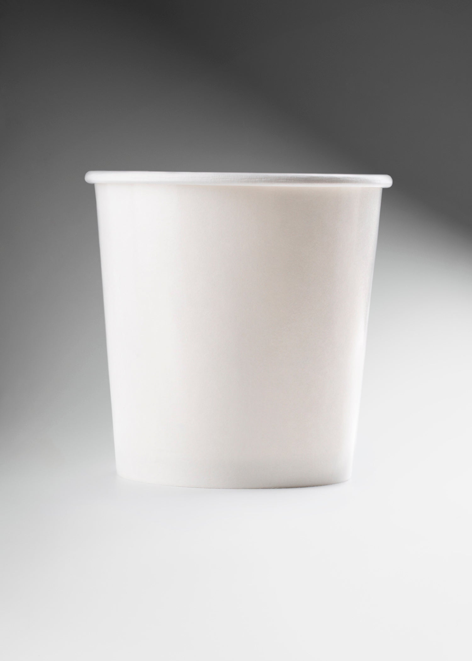 Contenedores para comida de papel blanco personalizable Carte Blanc 16, 10, 8 y 6 oz. Premium