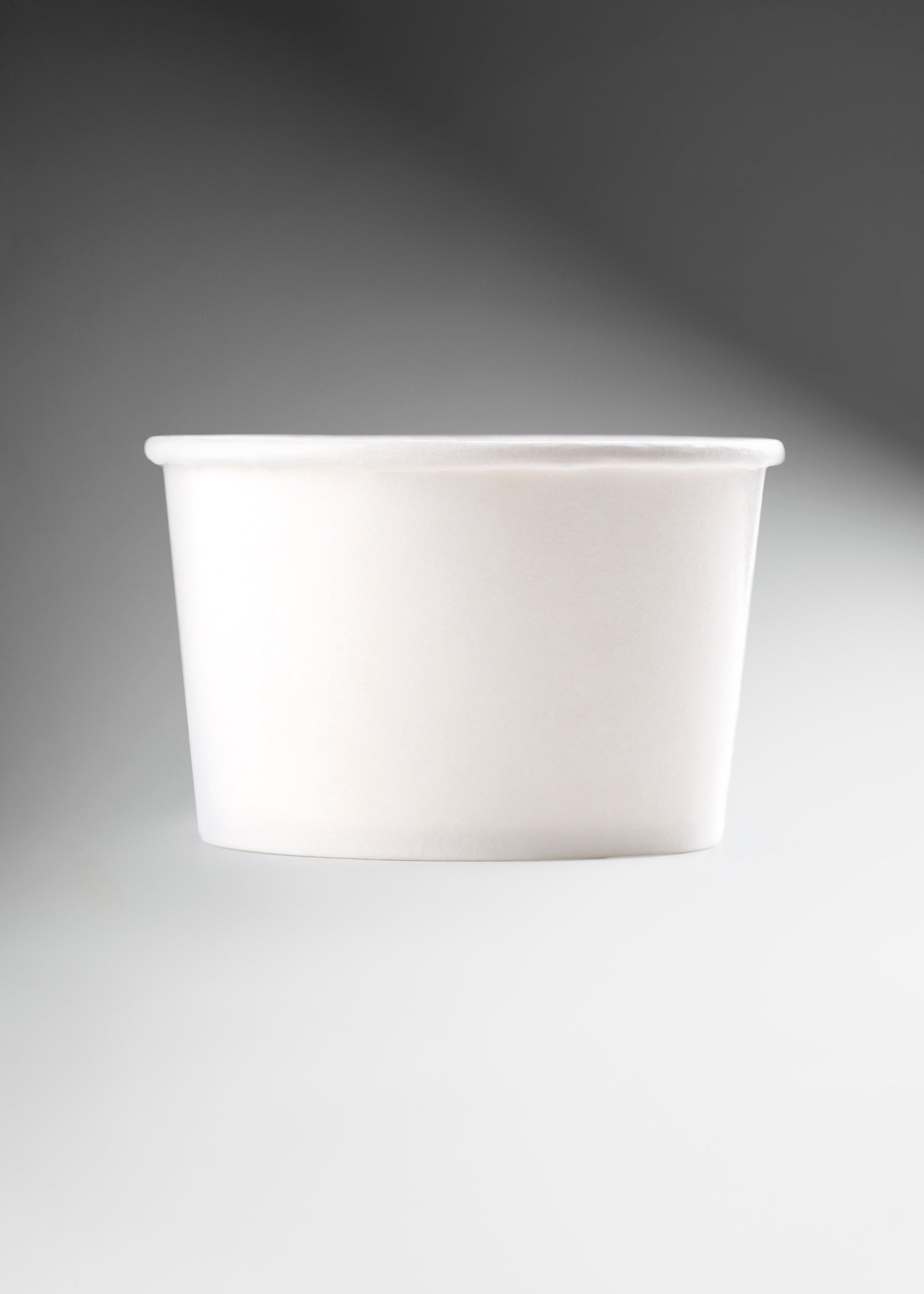 Contenedores para comida de papel blanco personalizable Carte Blanc 16, 10, 8 y 6 oz. Premium