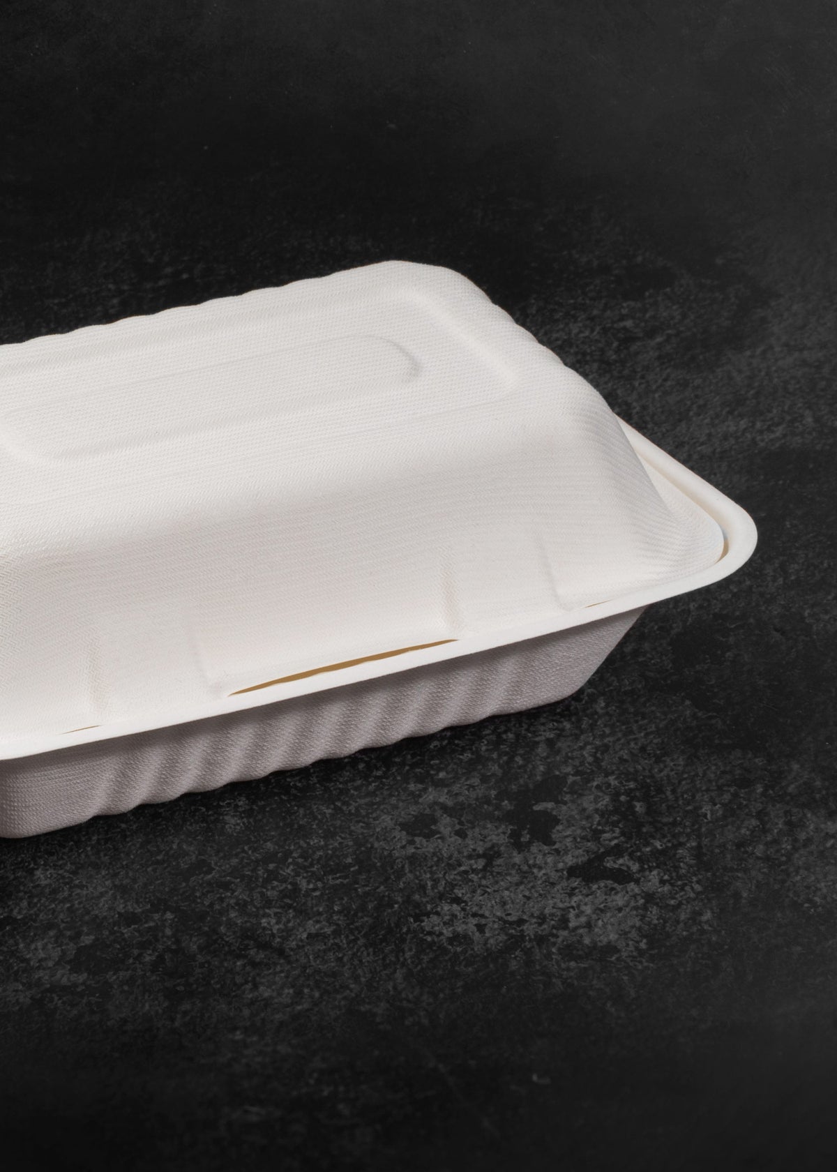 Contenedor de bagazo de caña para alimentos preparados