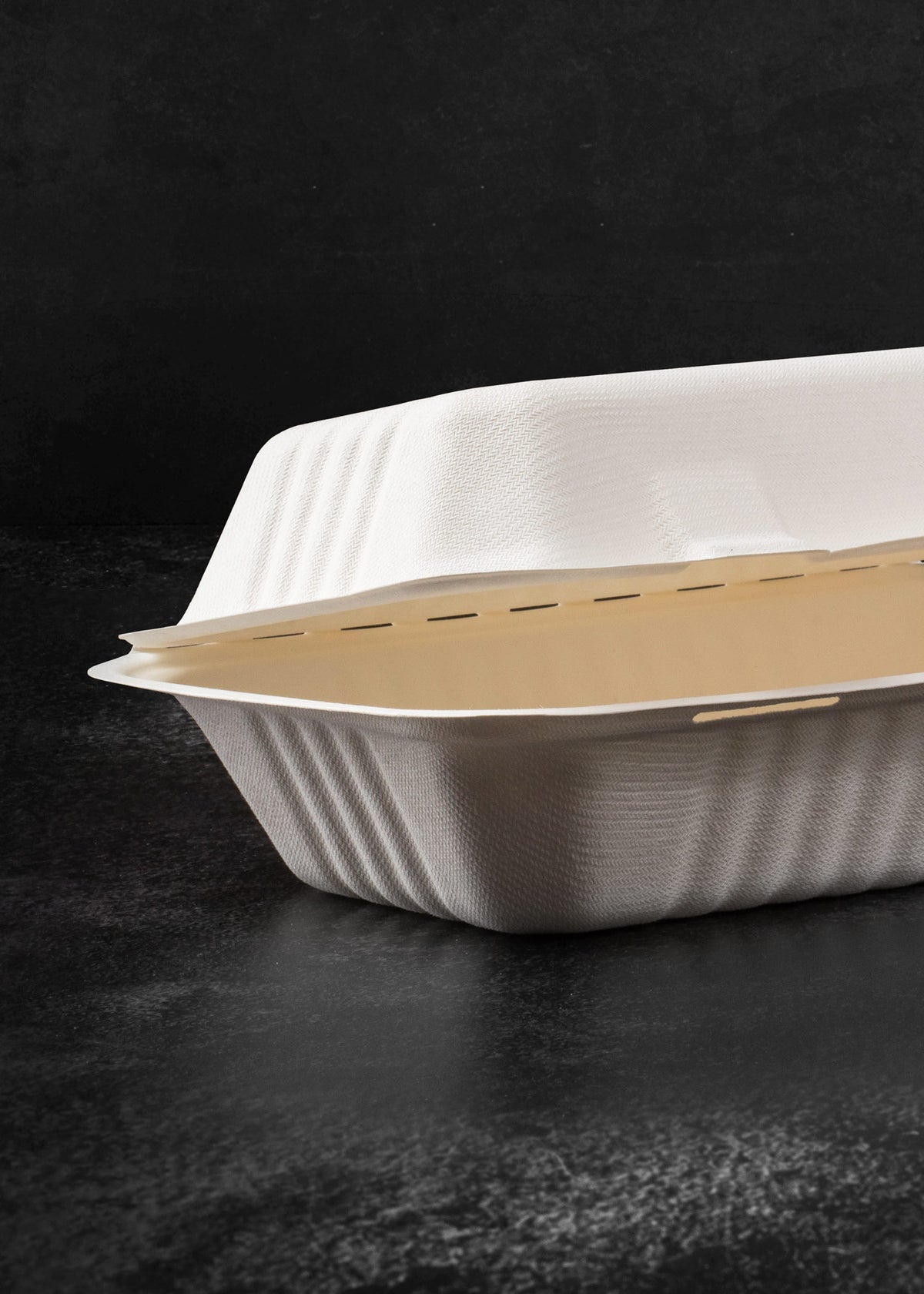 Contenedor de fibra vegetal libre de BPA para food service