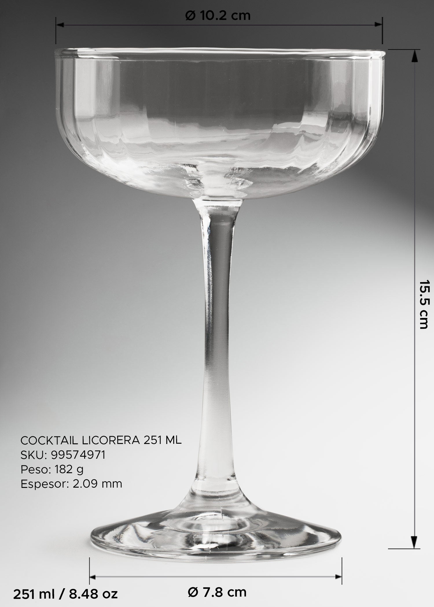 precio copa para martini maha