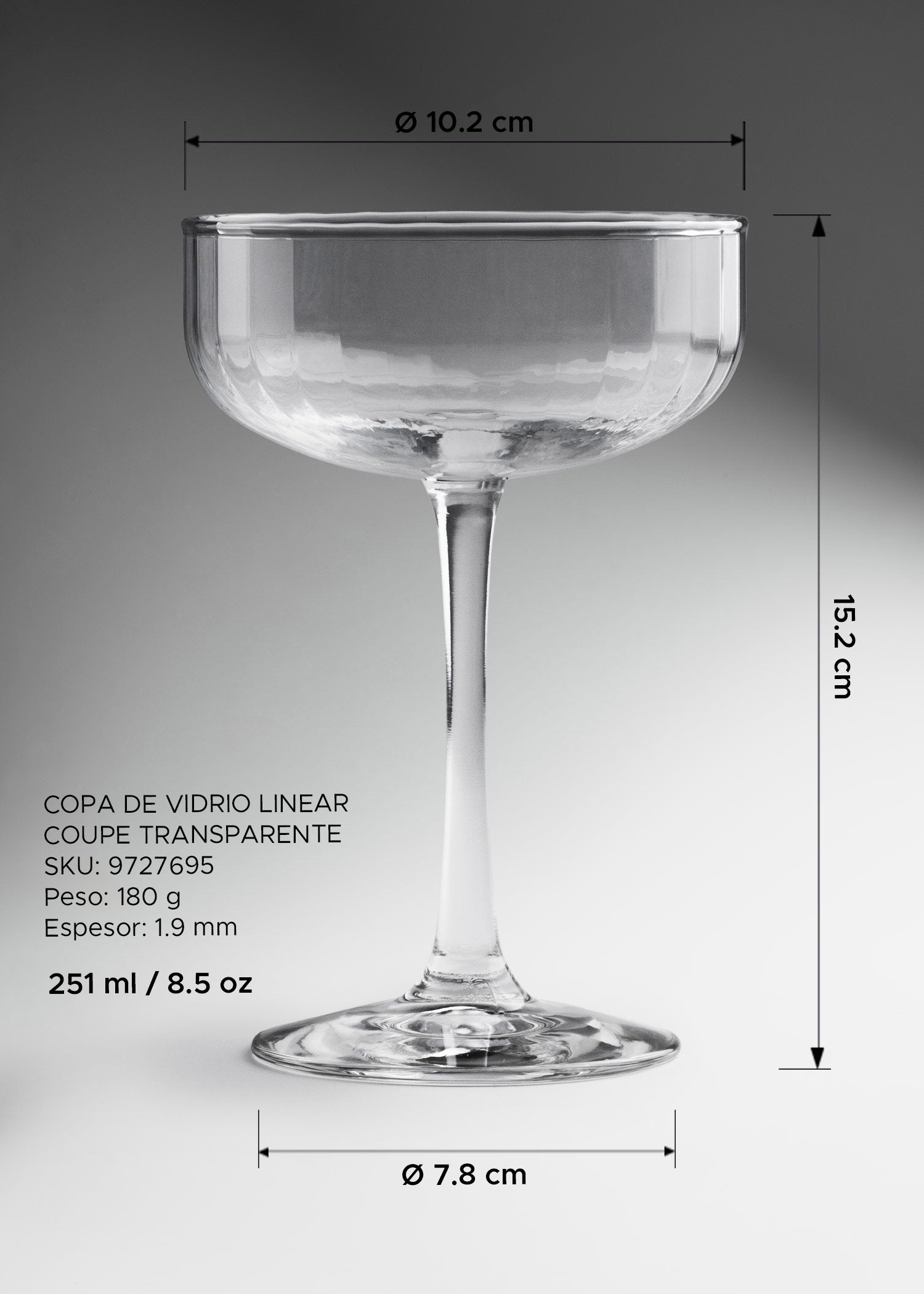 venta copa para martini maha