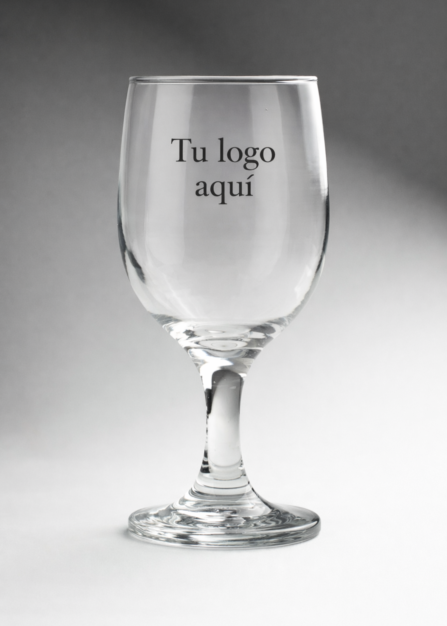 Copa para cerveza de vidrio transparente personalizada California 350 ml