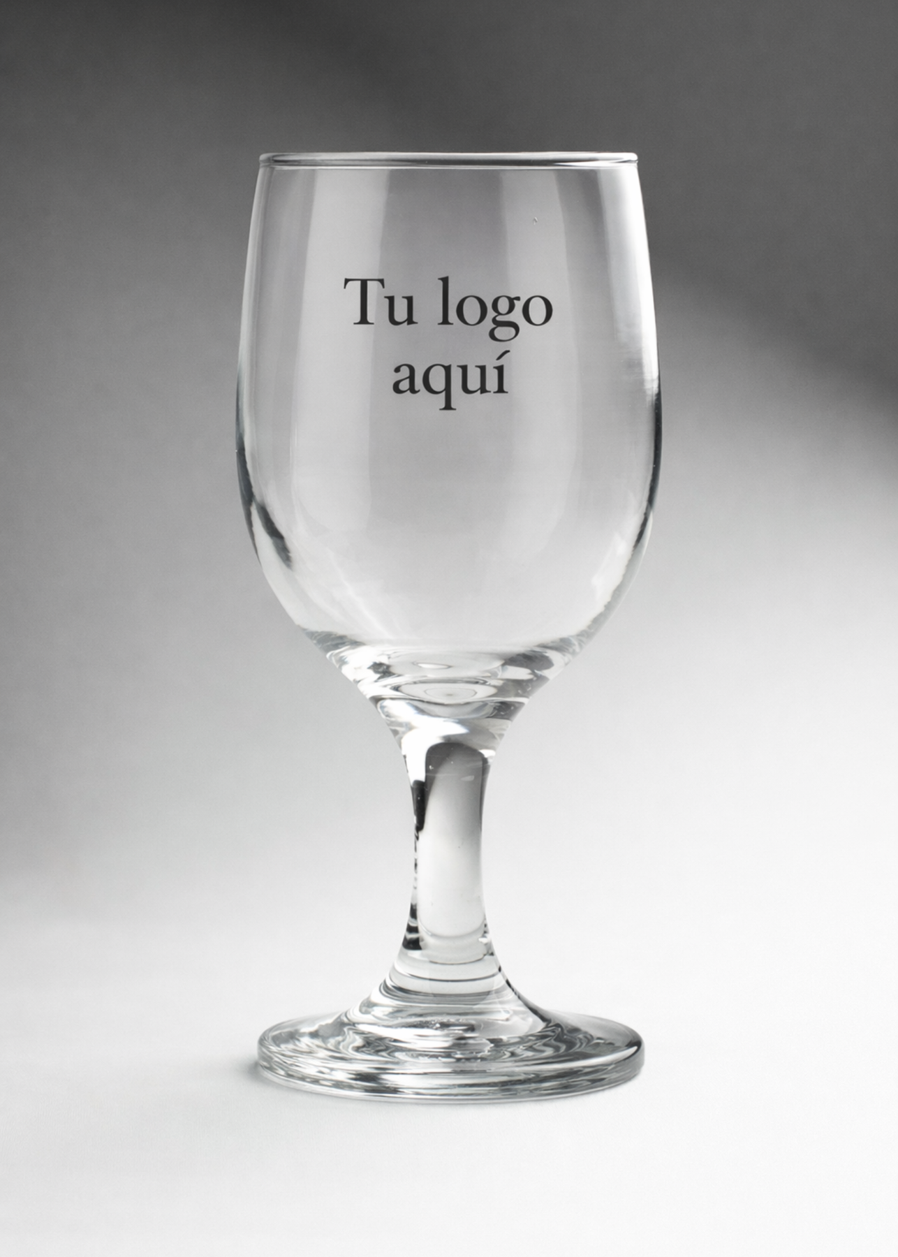 Copa para cerveza de vidrio transparente personalizada California 350 ml