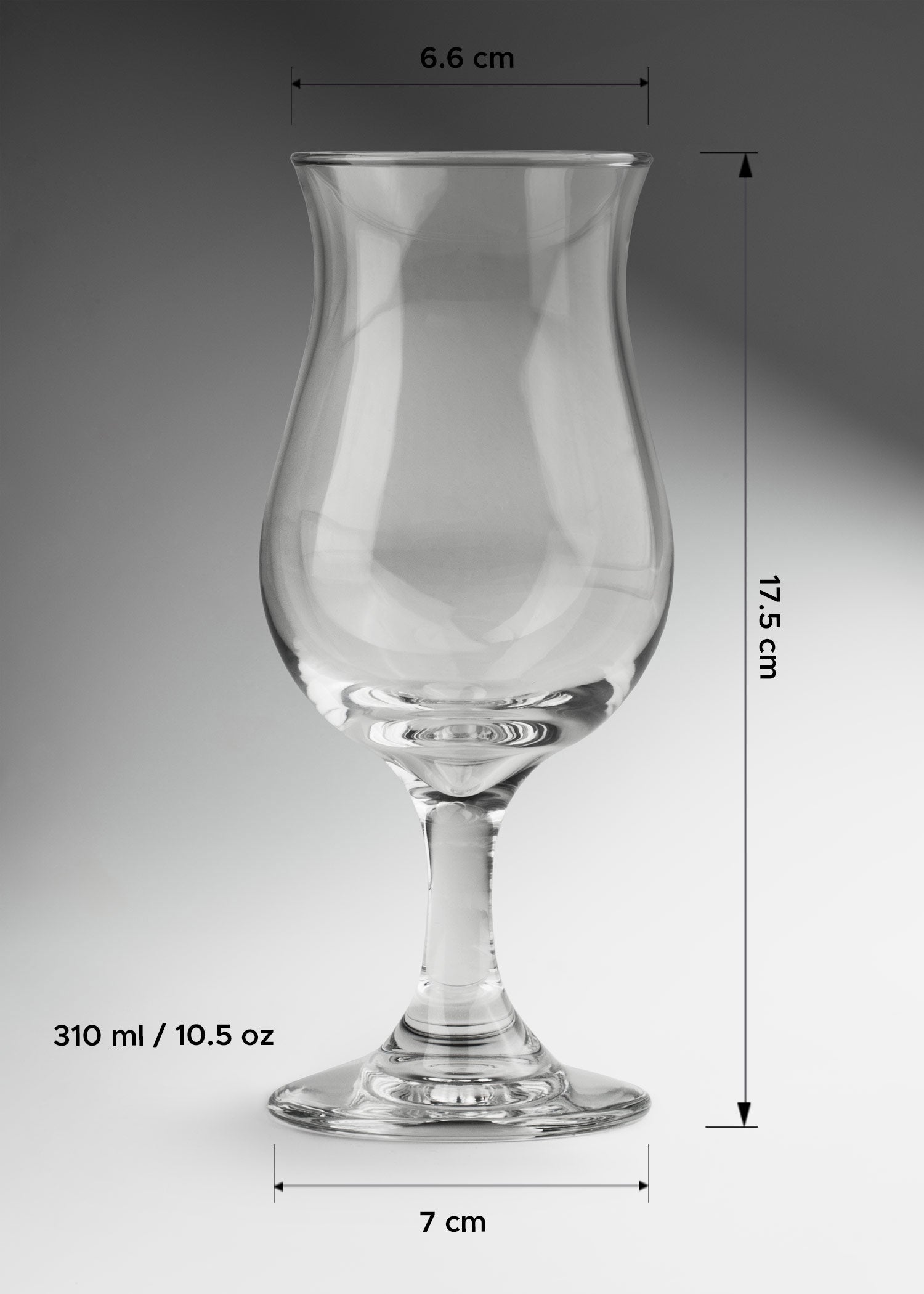 Copa para coctel de vidrio transparente Vetro 310 ml