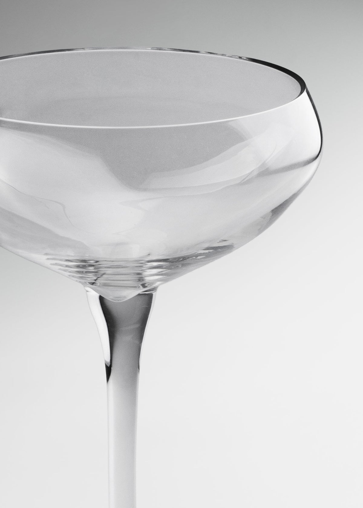 Copa para coctel de vidrio transparente Coupe 266 ml