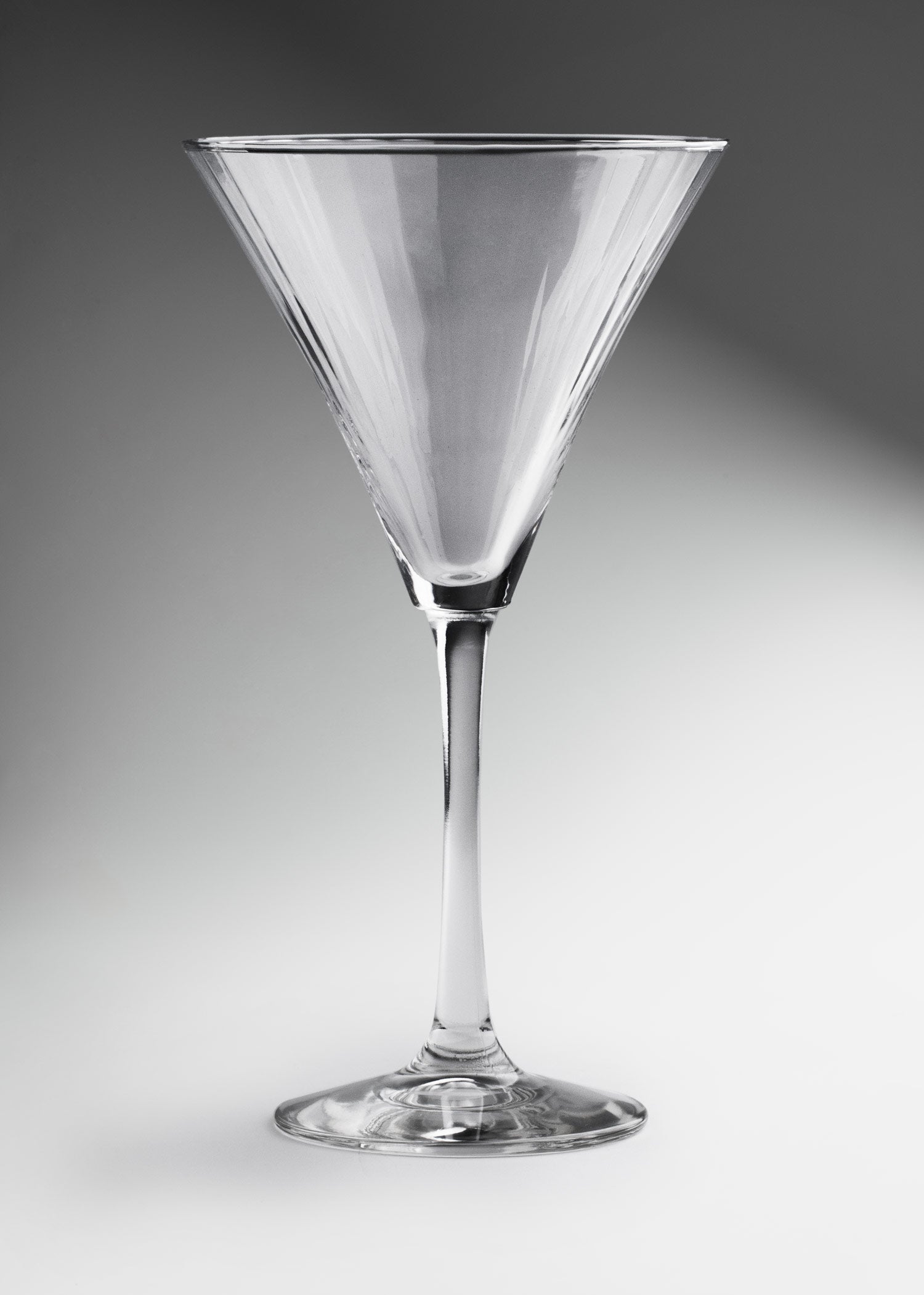 Copa para martini de vidrio transparente Linear 281 ml