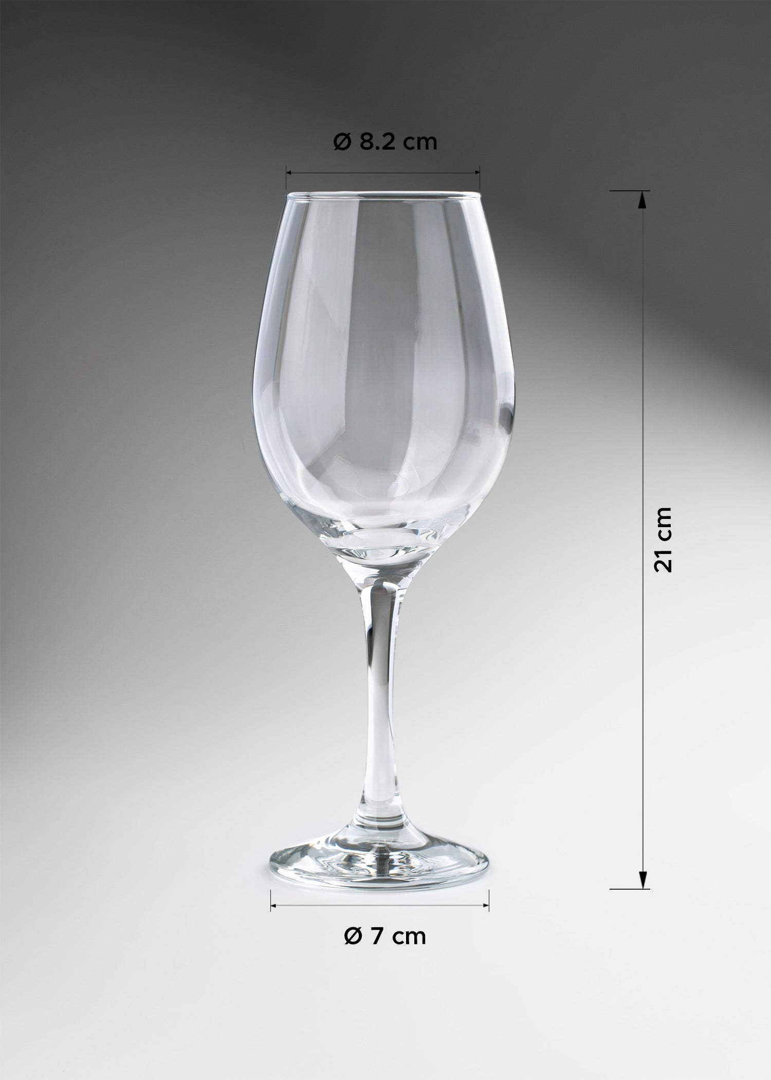 Copa transparente Barone 385 ml