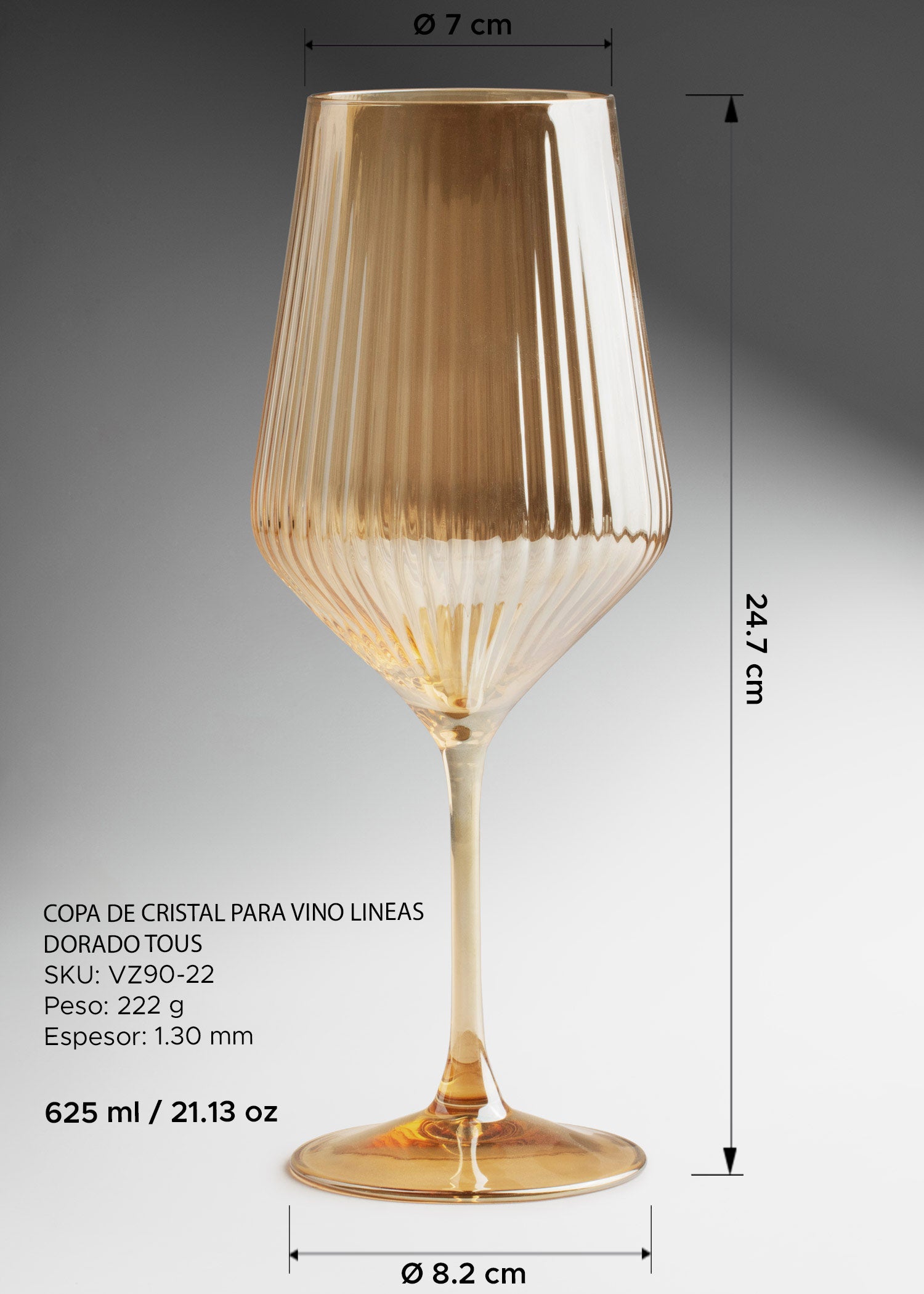 precio copas de cristal maha
