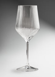 Copa para vino de vidrio tipo agua con lineas transparente para restaurante y bar Líneas 505 ml — imagen de producto
