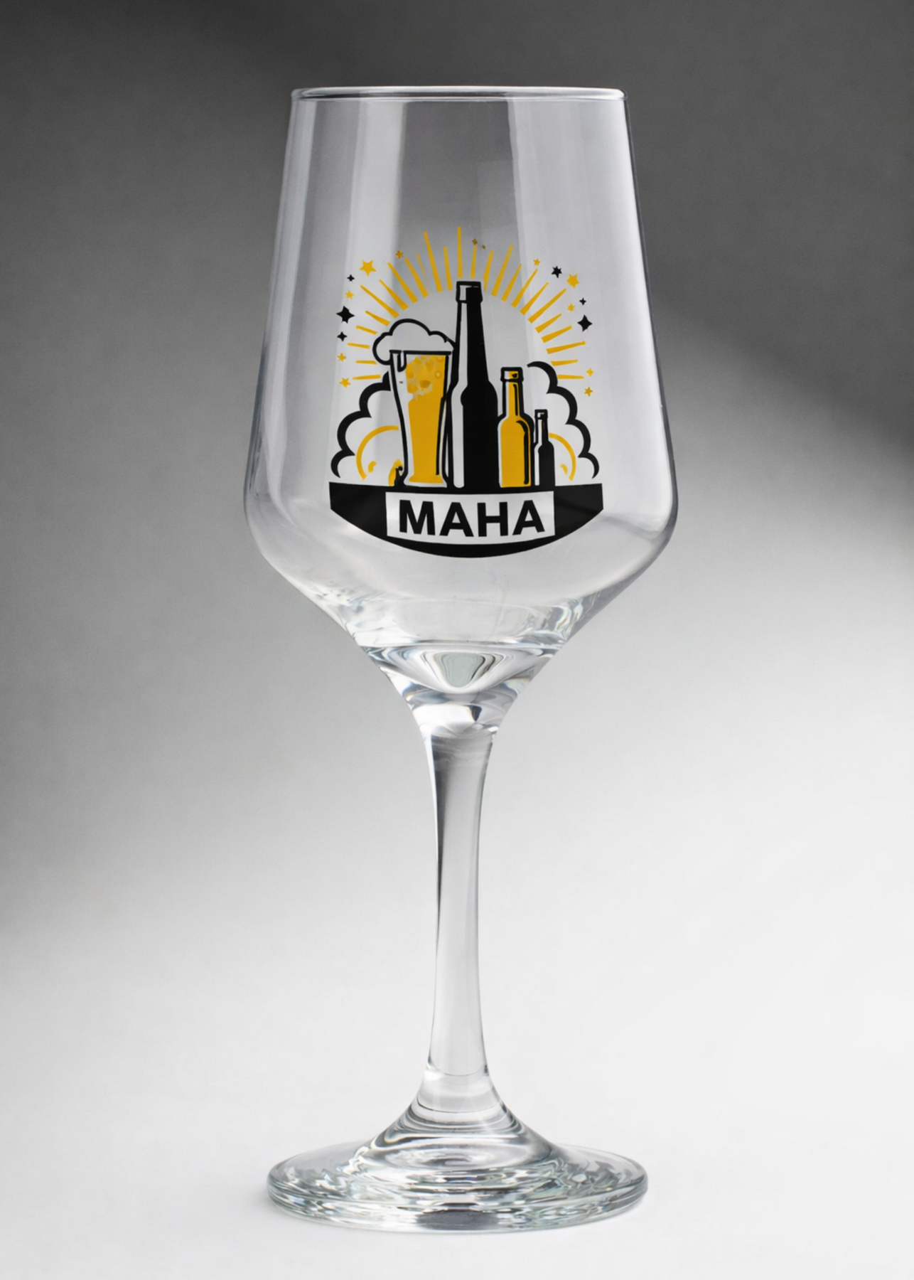Copa para vino tinto de vidrio transparente personalizada Toscana 470 ml