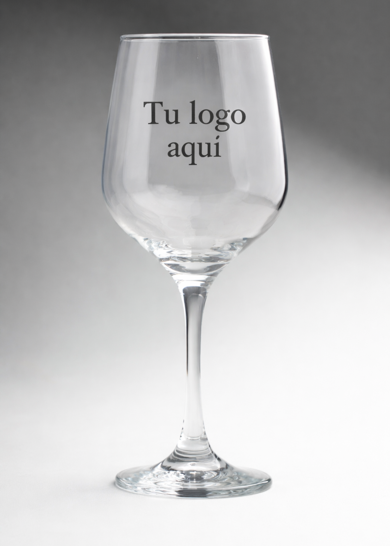 Copa para vino tinto de vidrio transparente personalizada Toscana 470 ml