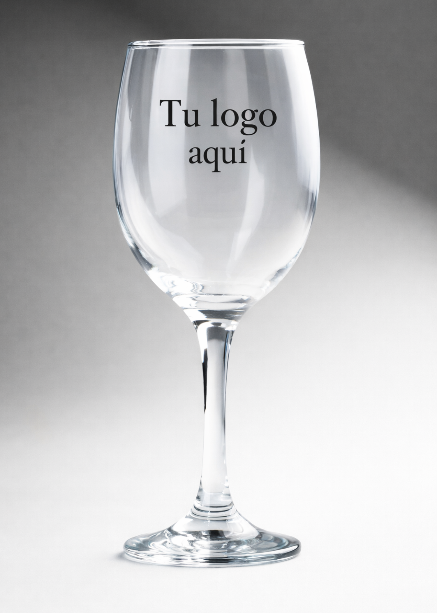 Copa para vino de vidrio transparente personalizada Calif de 470 ml